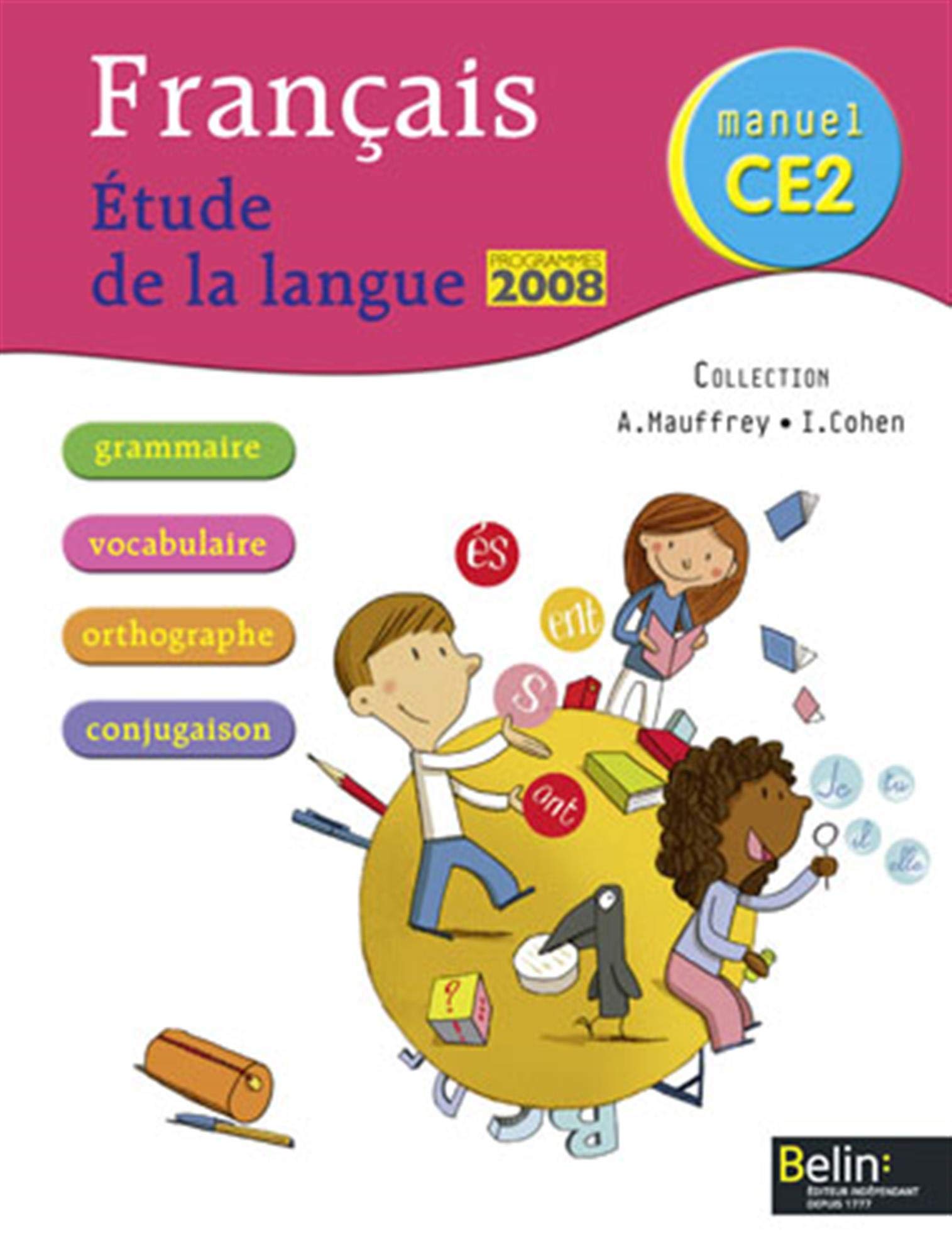 Français - Étude de la langue CE2: Manuel élève 9782701154527