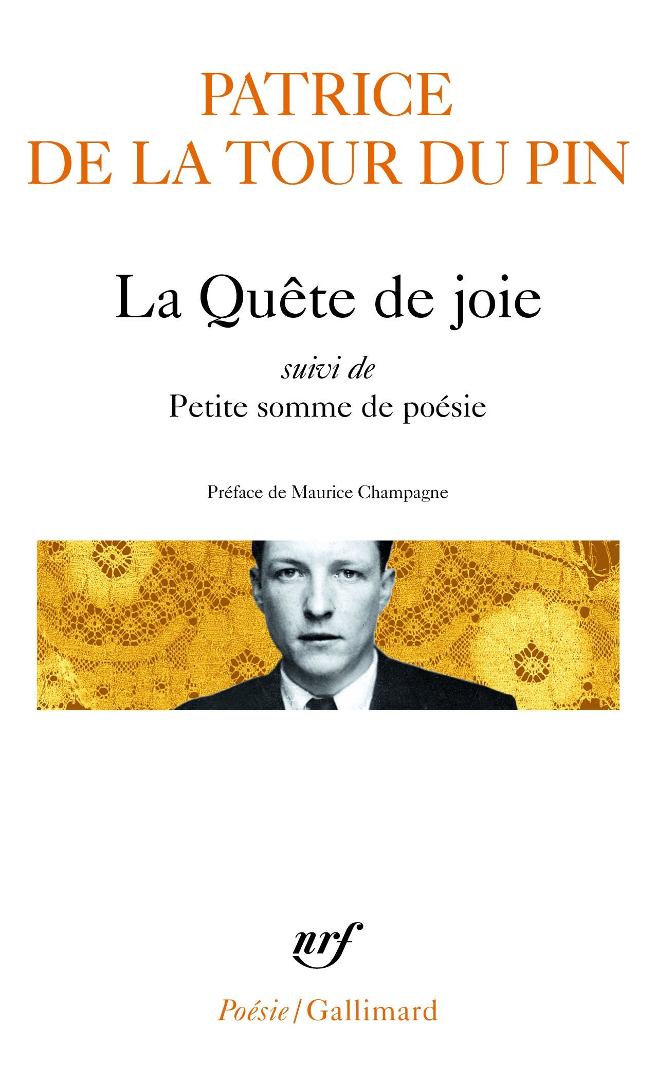 La Quête de joie / Petite somme de poésie 9782070301584