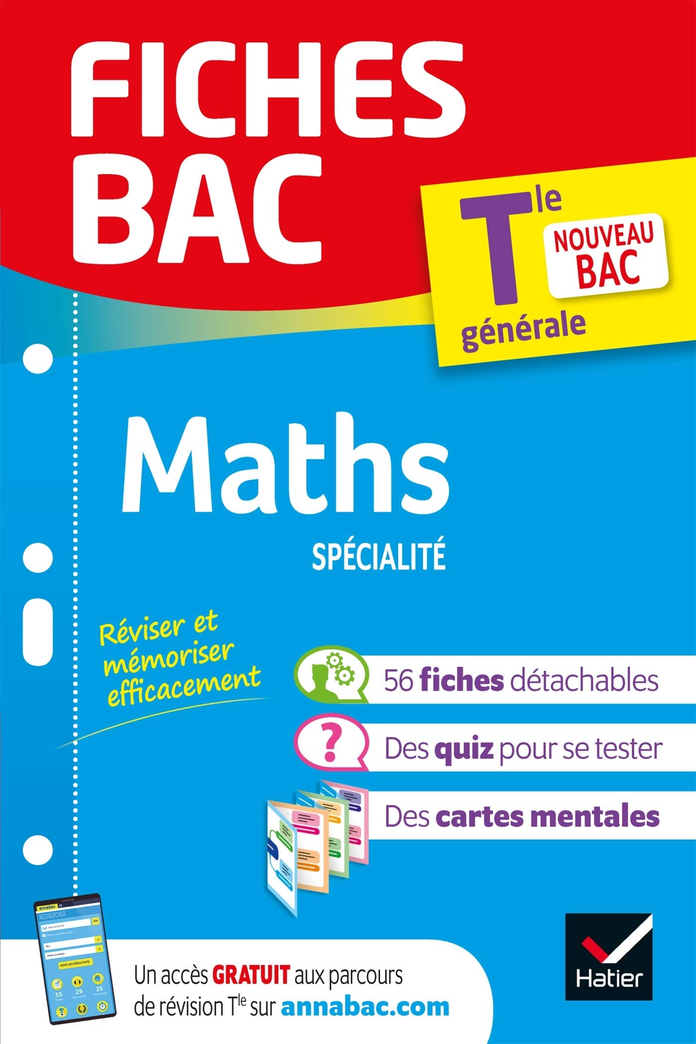 Fiches bac Maths Tle (spécialité) - Bac 2024: nouveau programme de Terminale 9782401064300