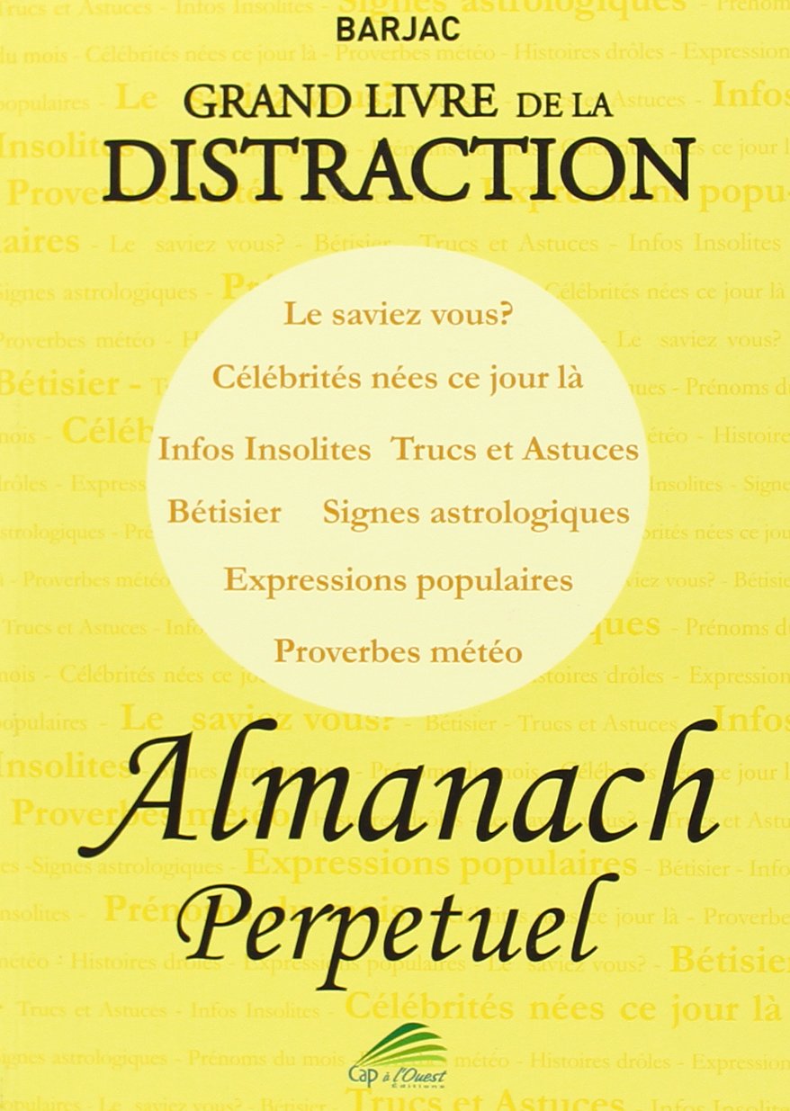 Le grand livre de la distraction 9782952284899