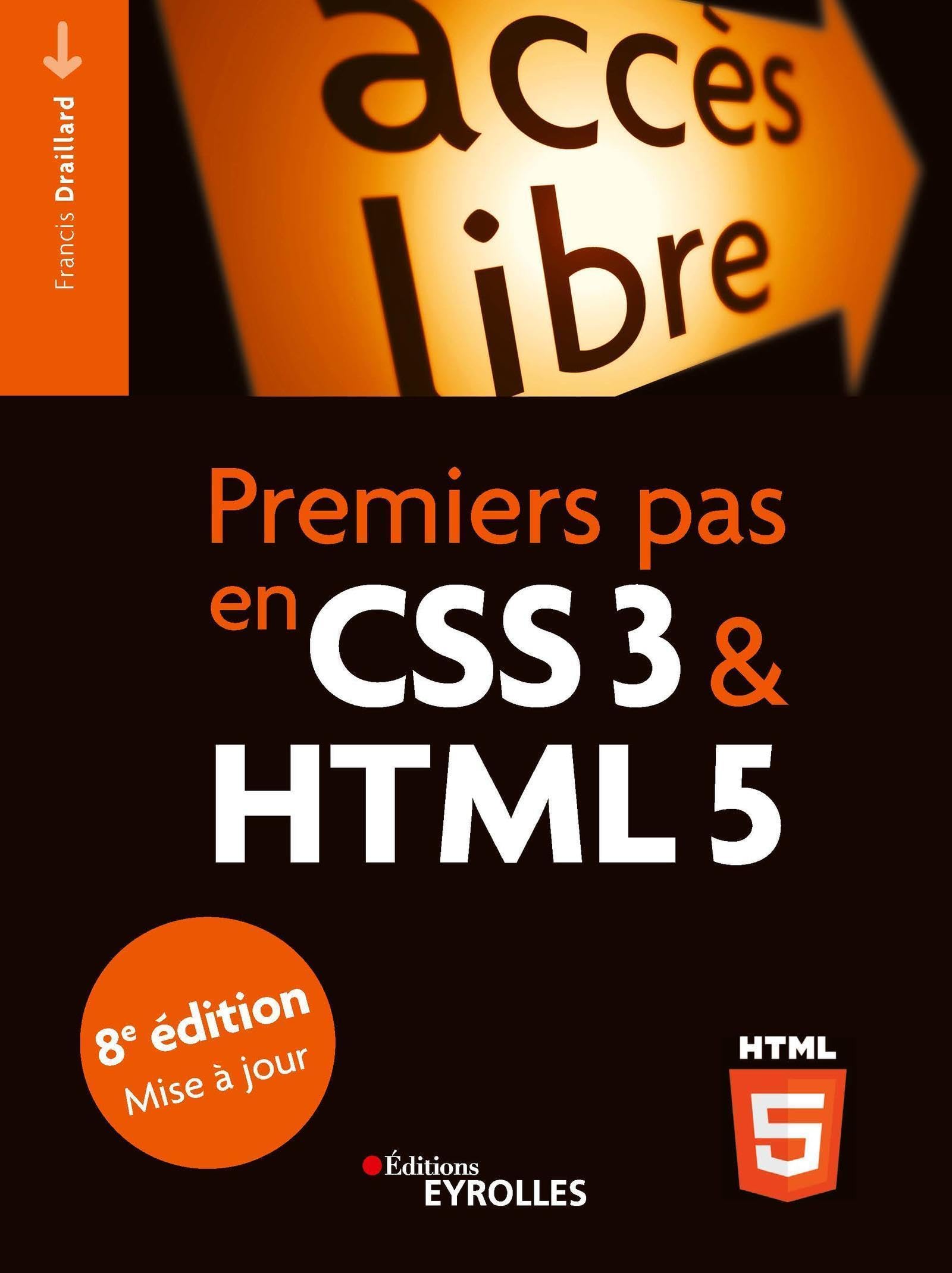 Premiers pas en CSS3 et HTML5 9782212677539