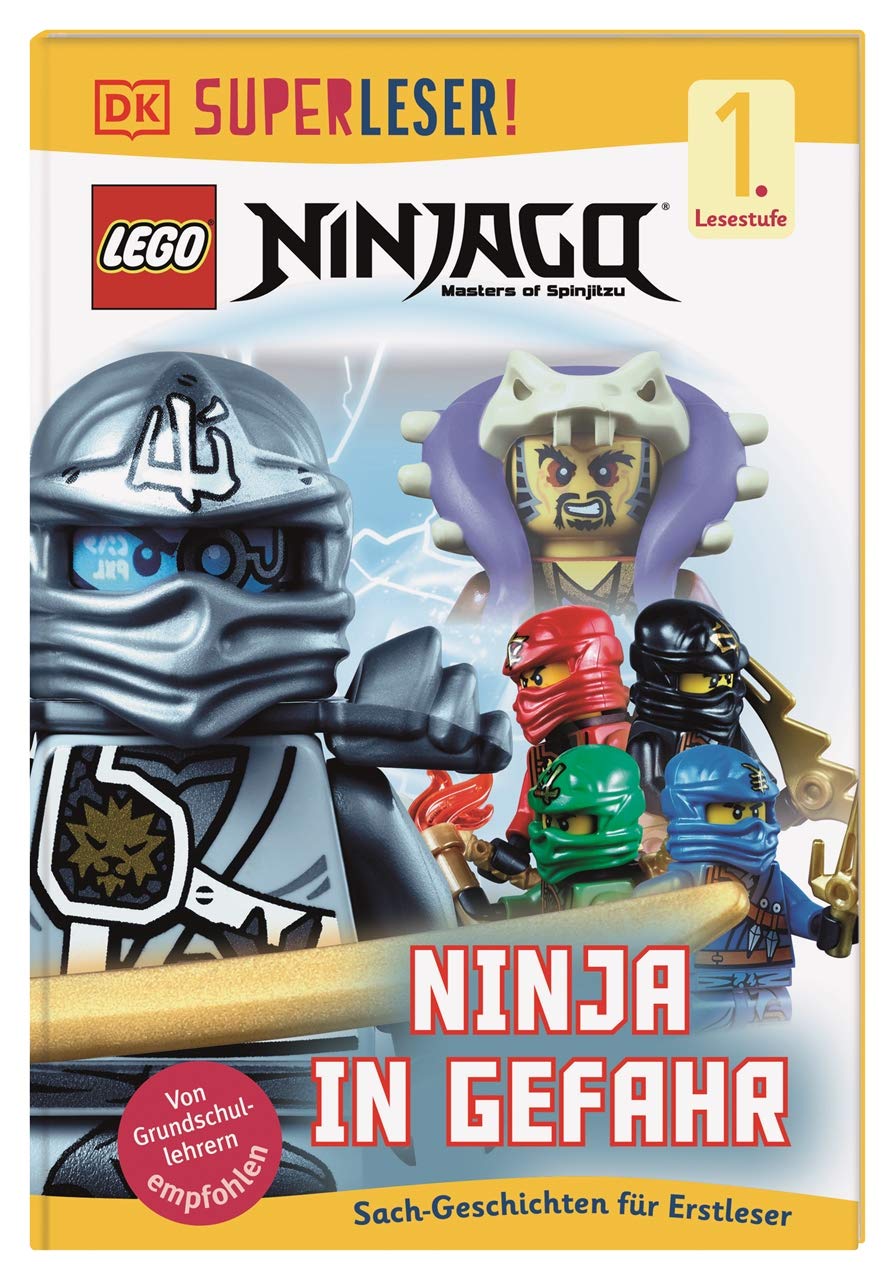 SUPERLESER! LEGO® NINJAGO®. Ninja in Gefahr: 1. Lesestufe Sach-Geschichten für Leseanfänger 9783831030583