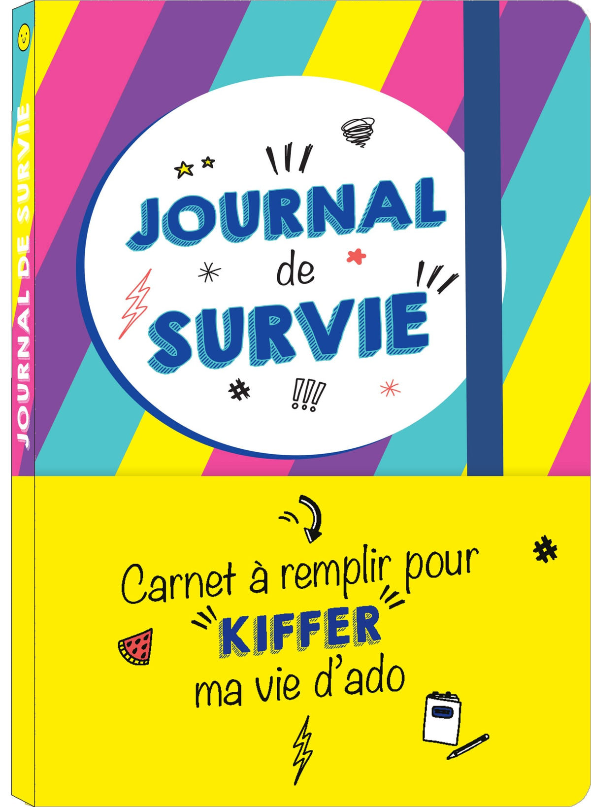 Journal de survie - carnet à remplir pour kiffer ma vie d’ado 9782383820994