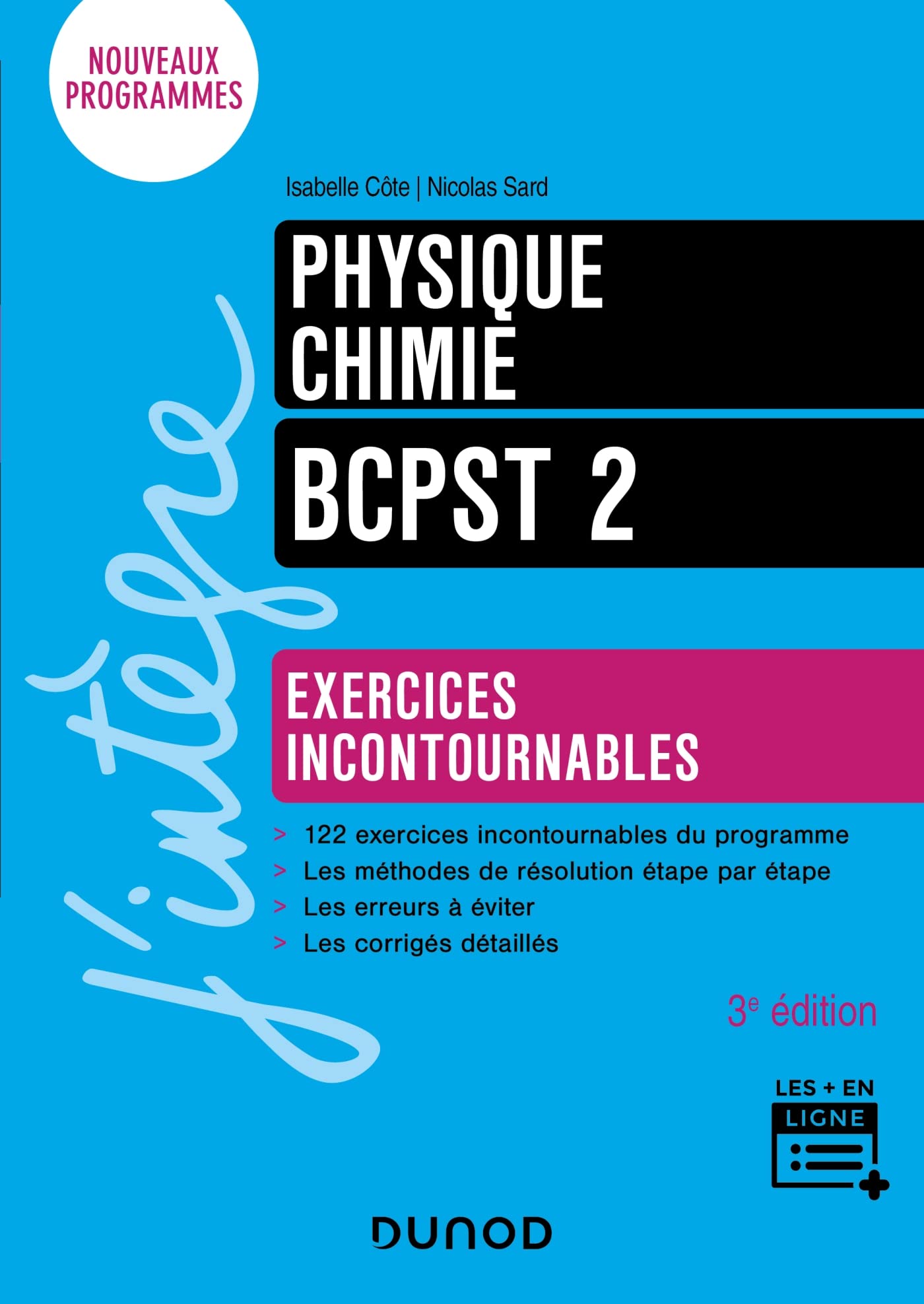 Physique-Chimie - Exercices incontournables BCPST 2 - 3e éd. 9782100850655