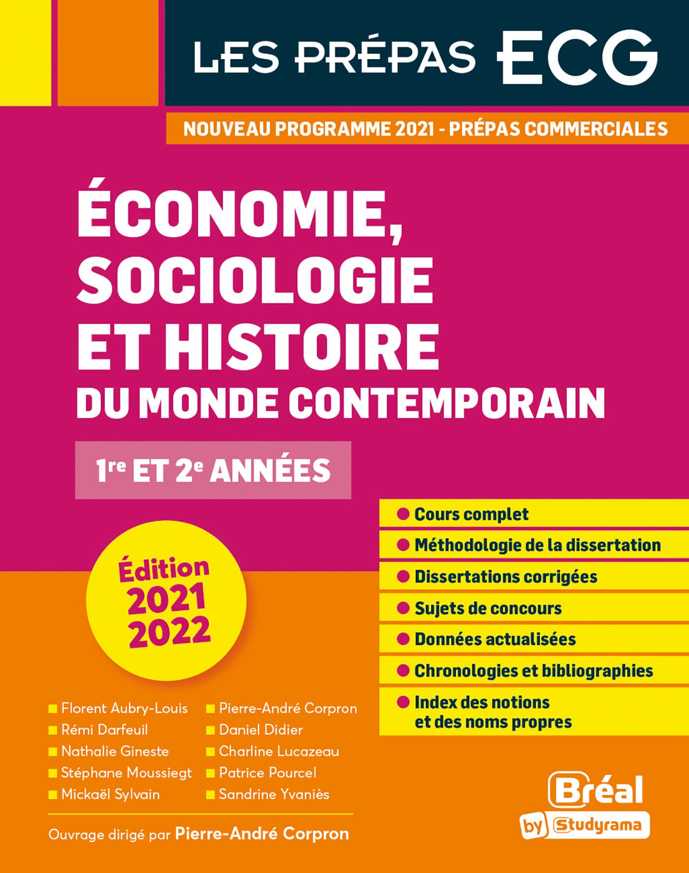 Economie, sociologie et histoire du monde contemporain - Prépas ECG: 1re & 2e années 9782749550855