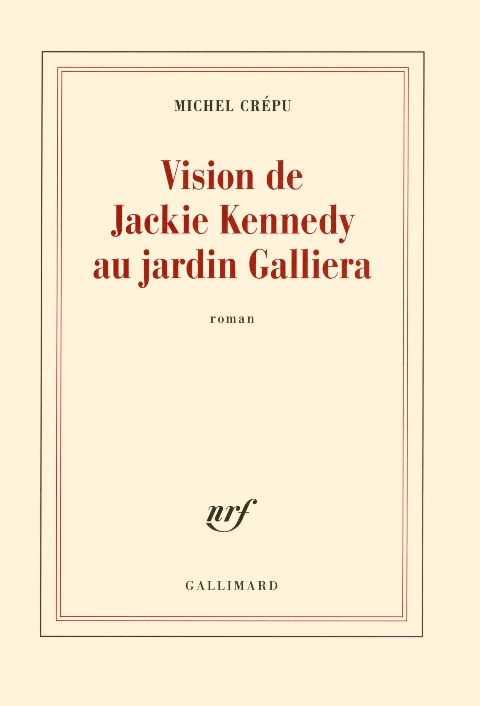 Vision de Jackie Kennedy au jardin Galliera 9782072715648