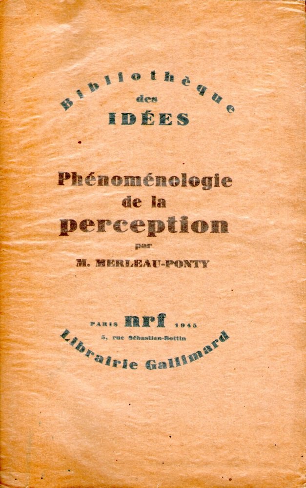 PHENOMENOLOGIE DE LA PERCEPTION 9782070244232