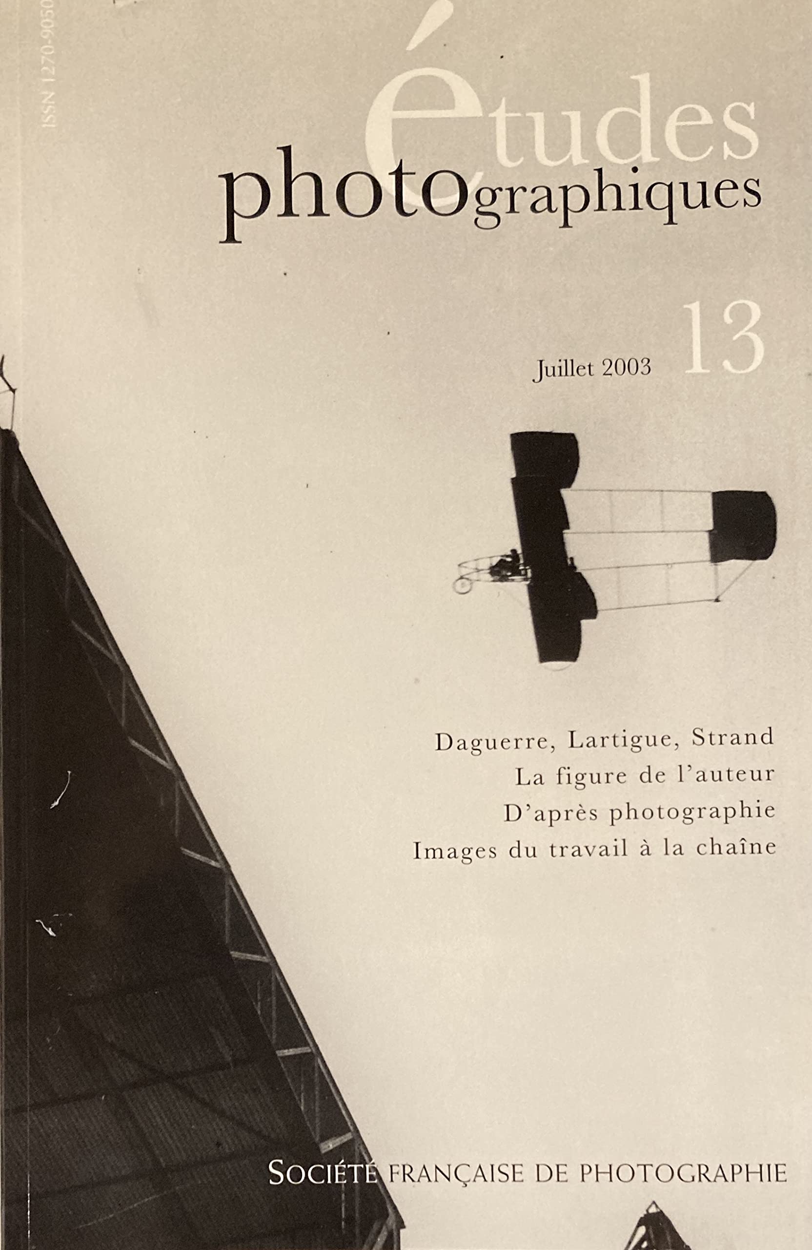études photographiques n°13 - juillet 2003 9782911961137