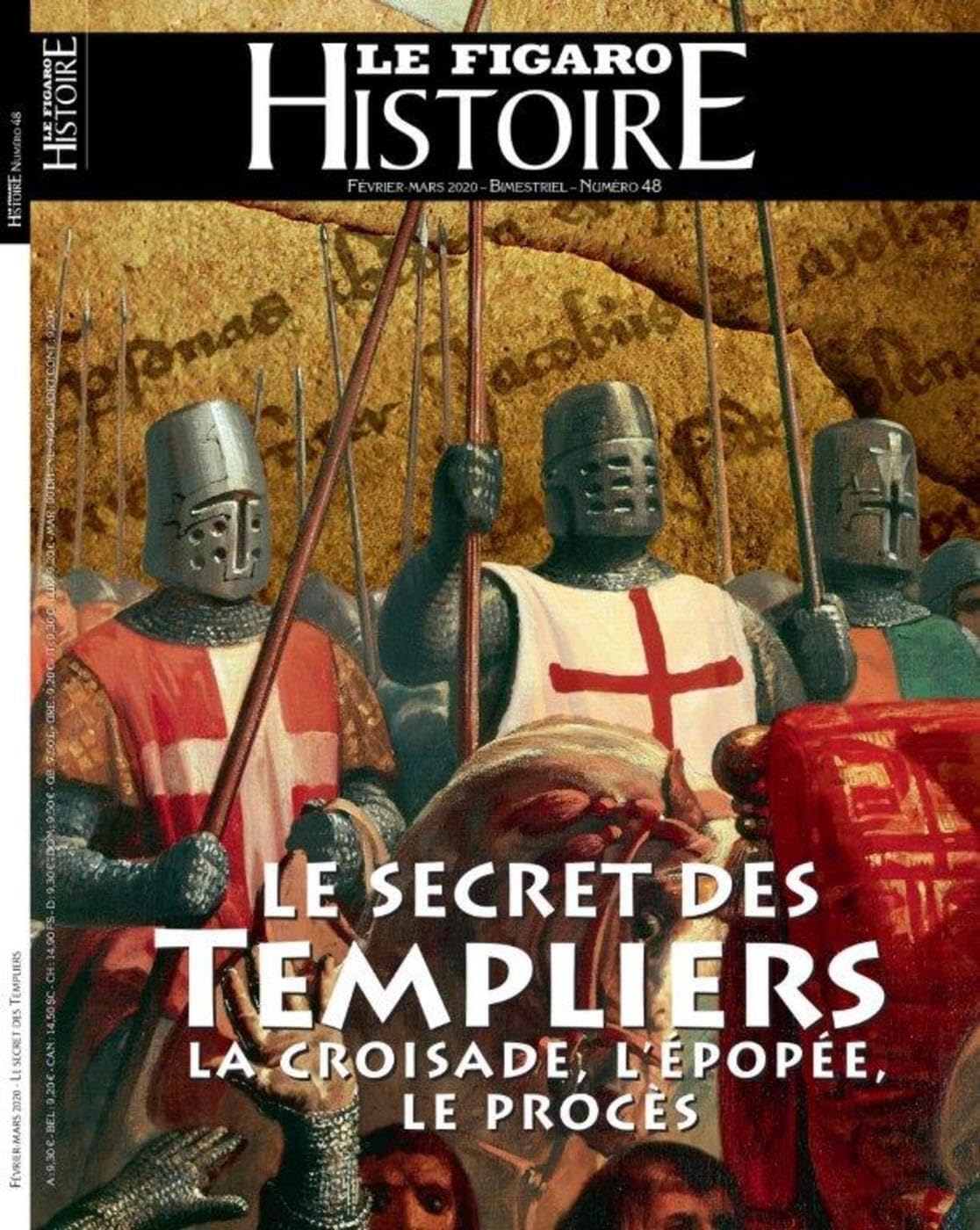 Le secret des Templiers: La croisade, l'épopée, le procès. Février-mars 2020 - Bimestriel - N° 48 9782810508778