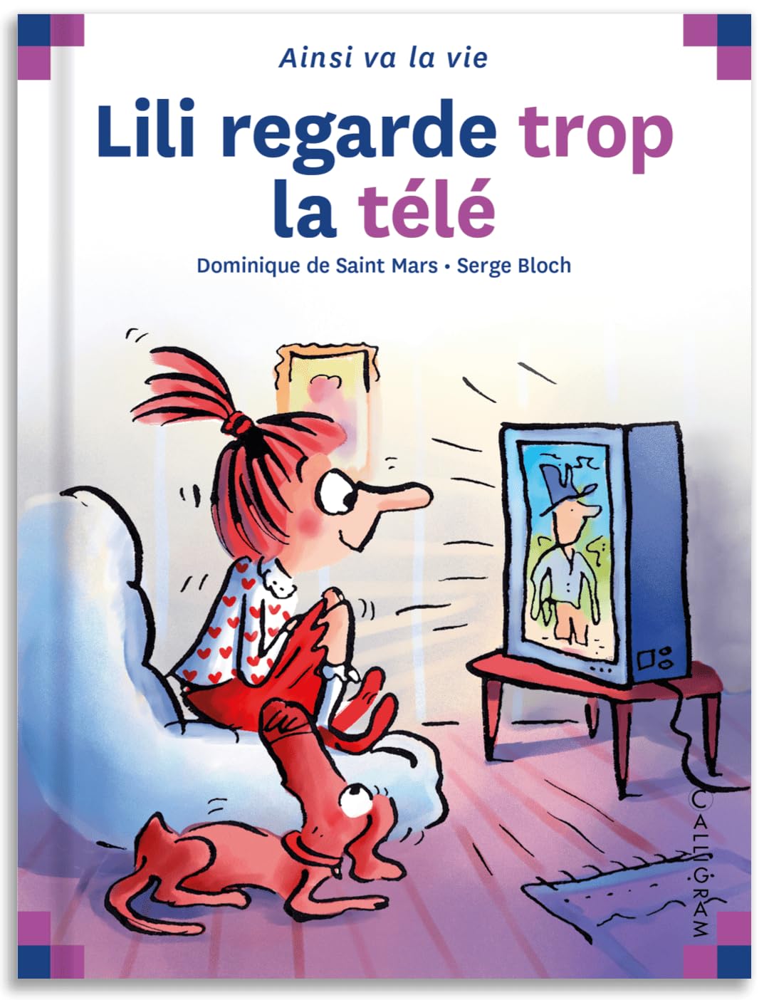 Lili regarde trop la télé 9782884454681