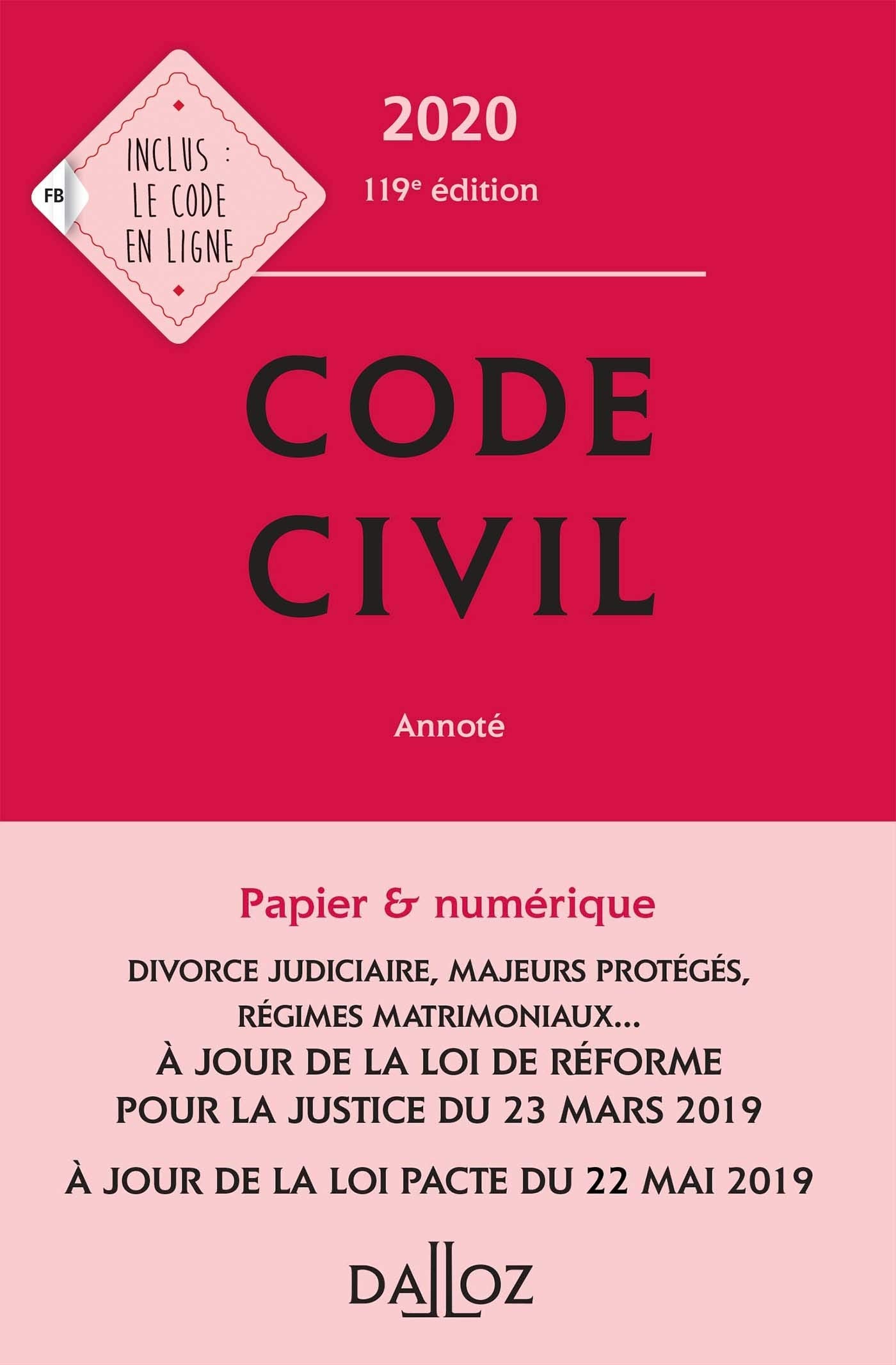 Code civil annoté 9782247186570