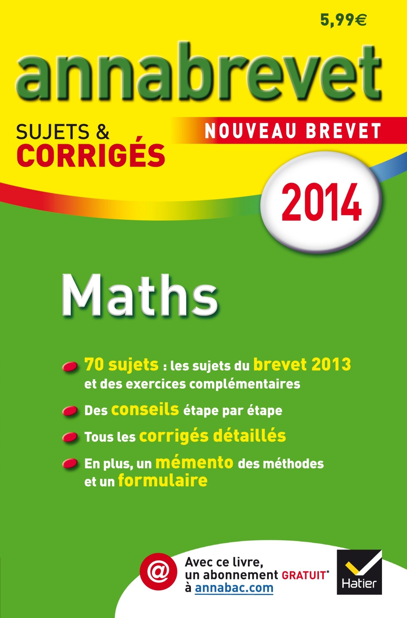 Mathématiques: Sujets et corrigés 9782218972461