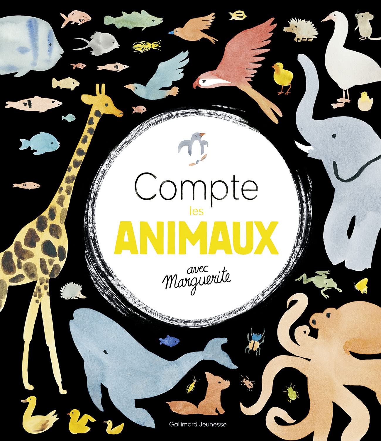 COMPTE LES ANIMAUX AVEC MARGUERITE 9782075134996