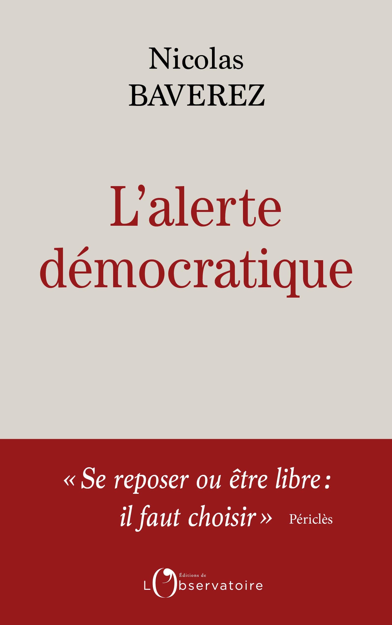 L'alerte démocratique 9791032908716