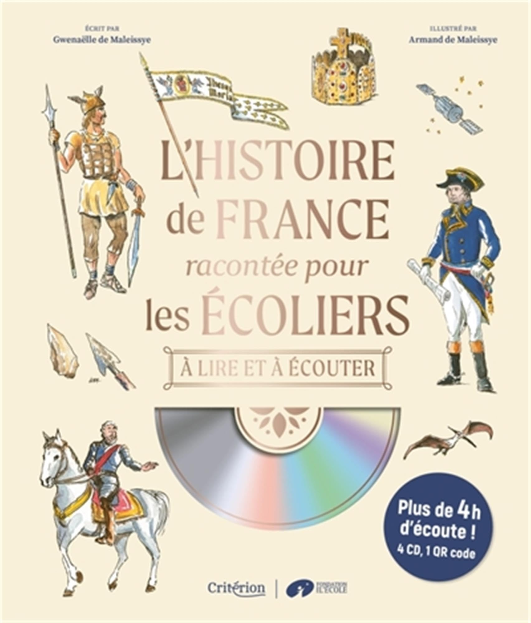 L'histoire de France racontée pour les écoliers version audio 9782741302797