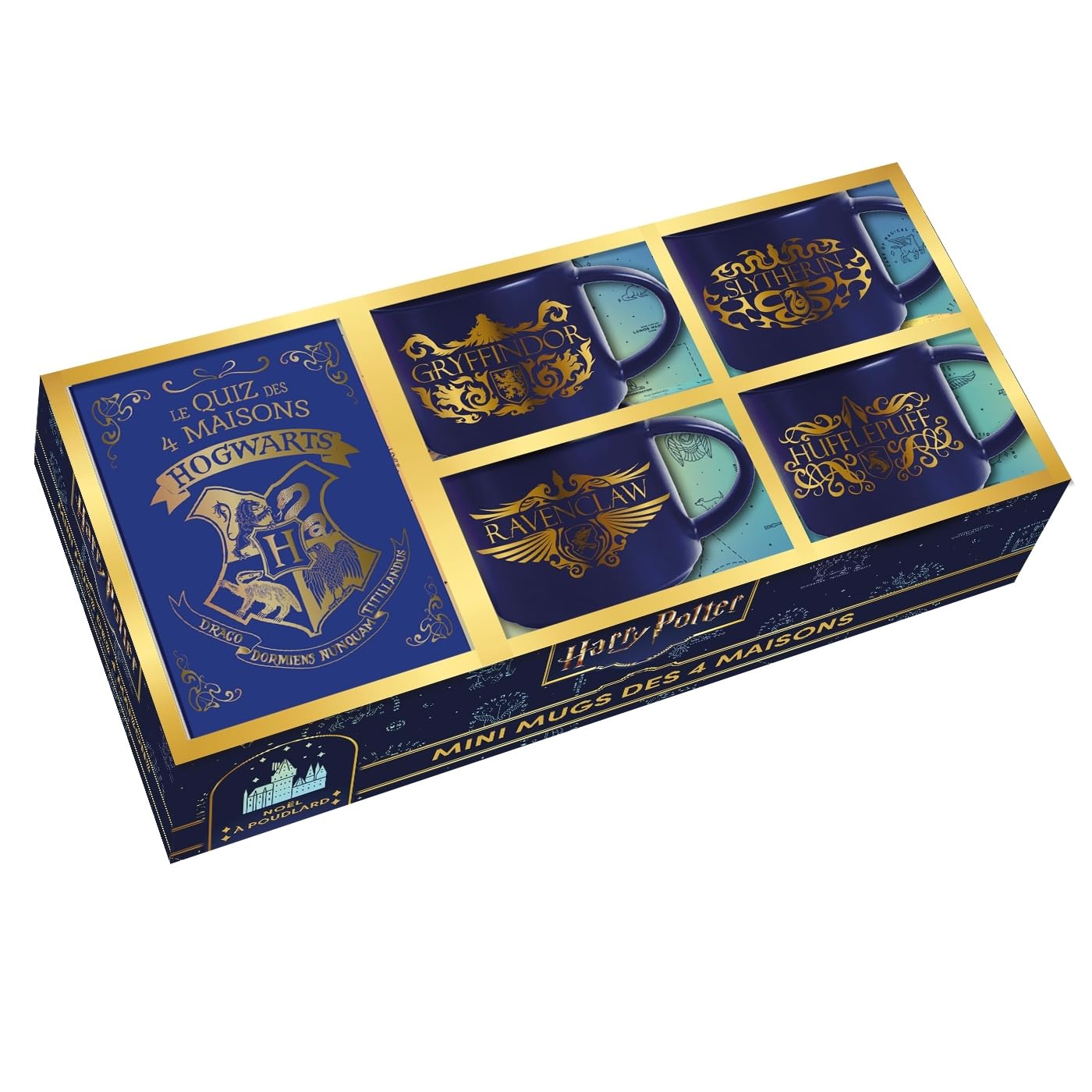HARRY POTTER - COFFRET MINI MUGS DES 4 MAISONS 9782809693850