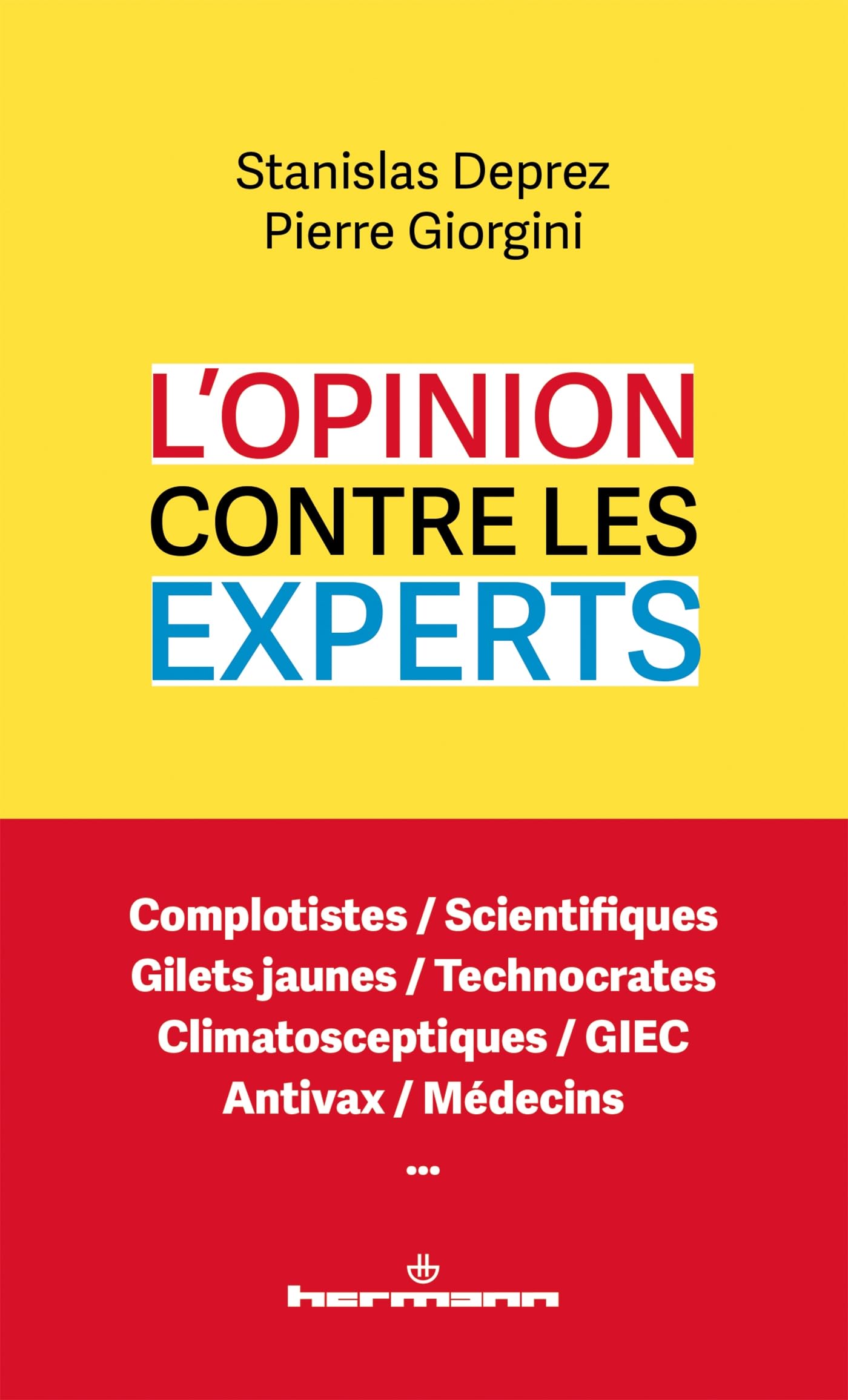 L'opinion contre les experts 9791037038982