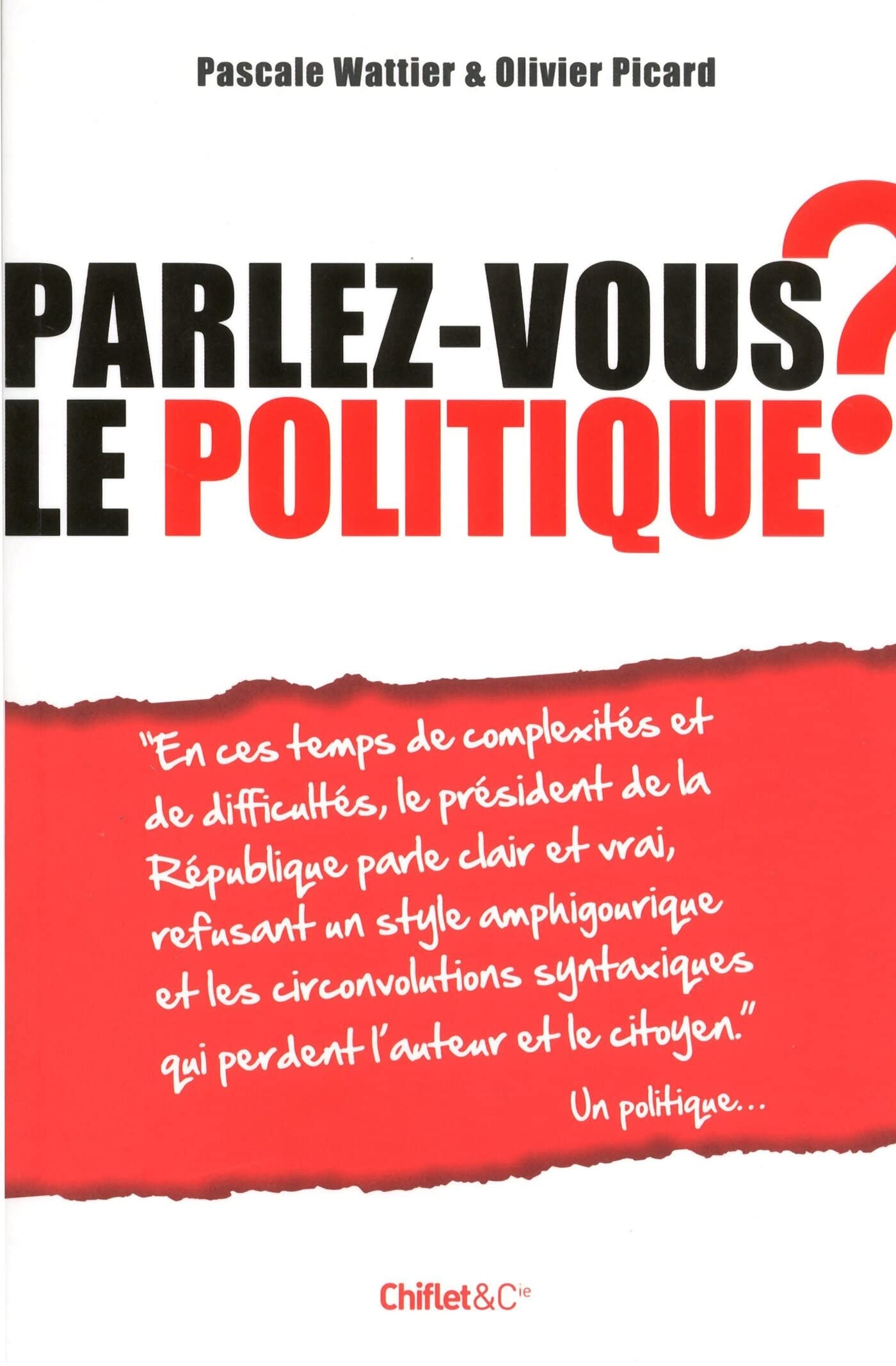 Parlez-vous le politique ? 9782351641545