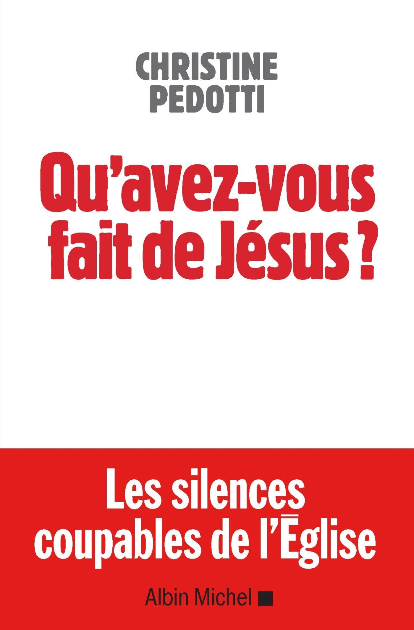 Qu'avez-vous fait de Jésus ? Les silences coupables de l'Eglise 9782226441331