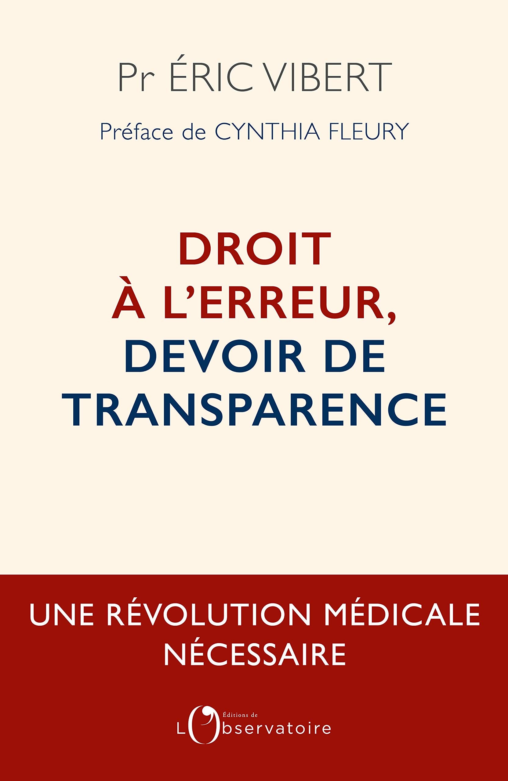 Droit à l'erreur, devoir de transparence 9791032908761