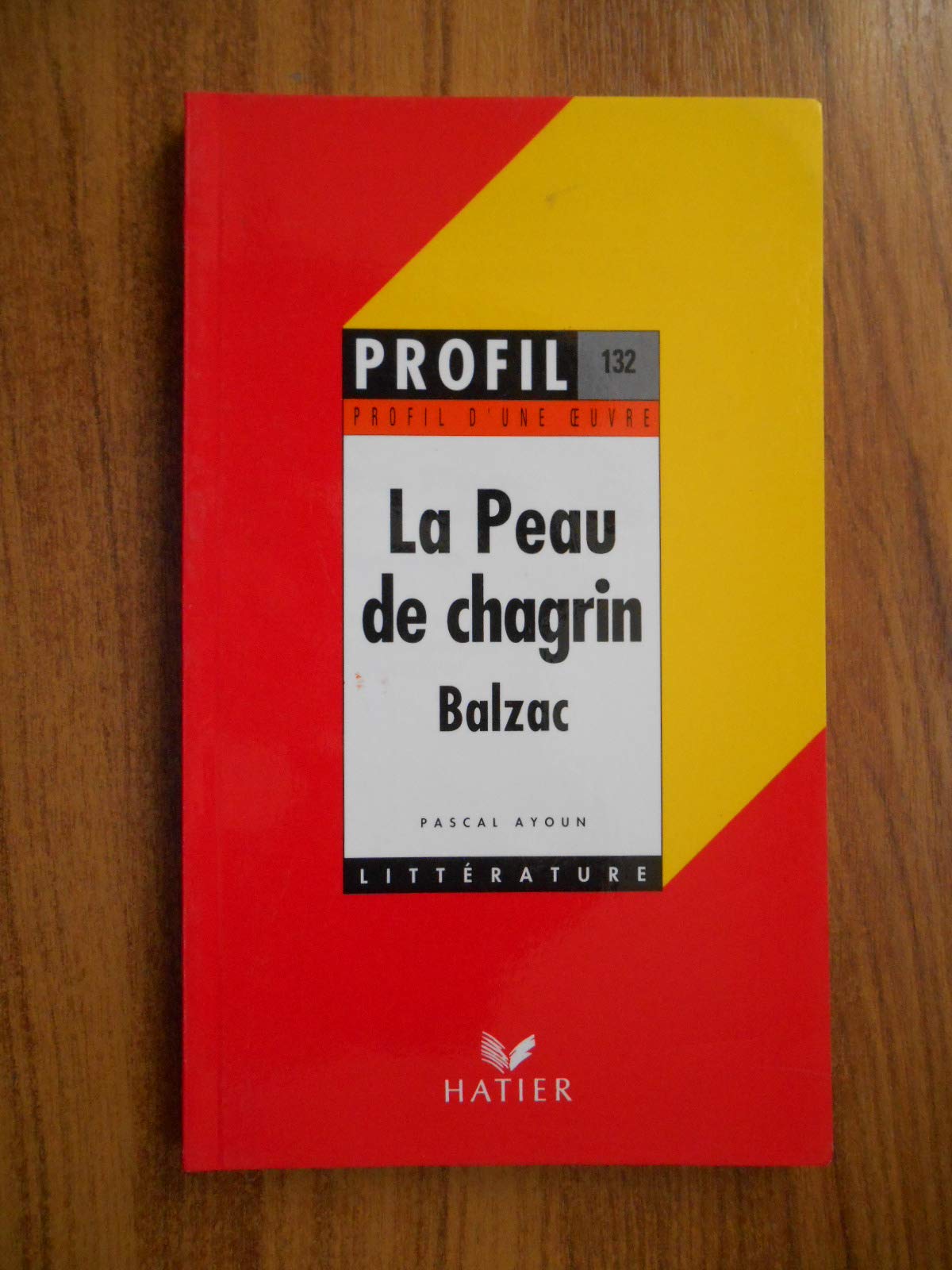 Profil d'une oeuvre : La peau de chagrin de Balzac 9782218050084