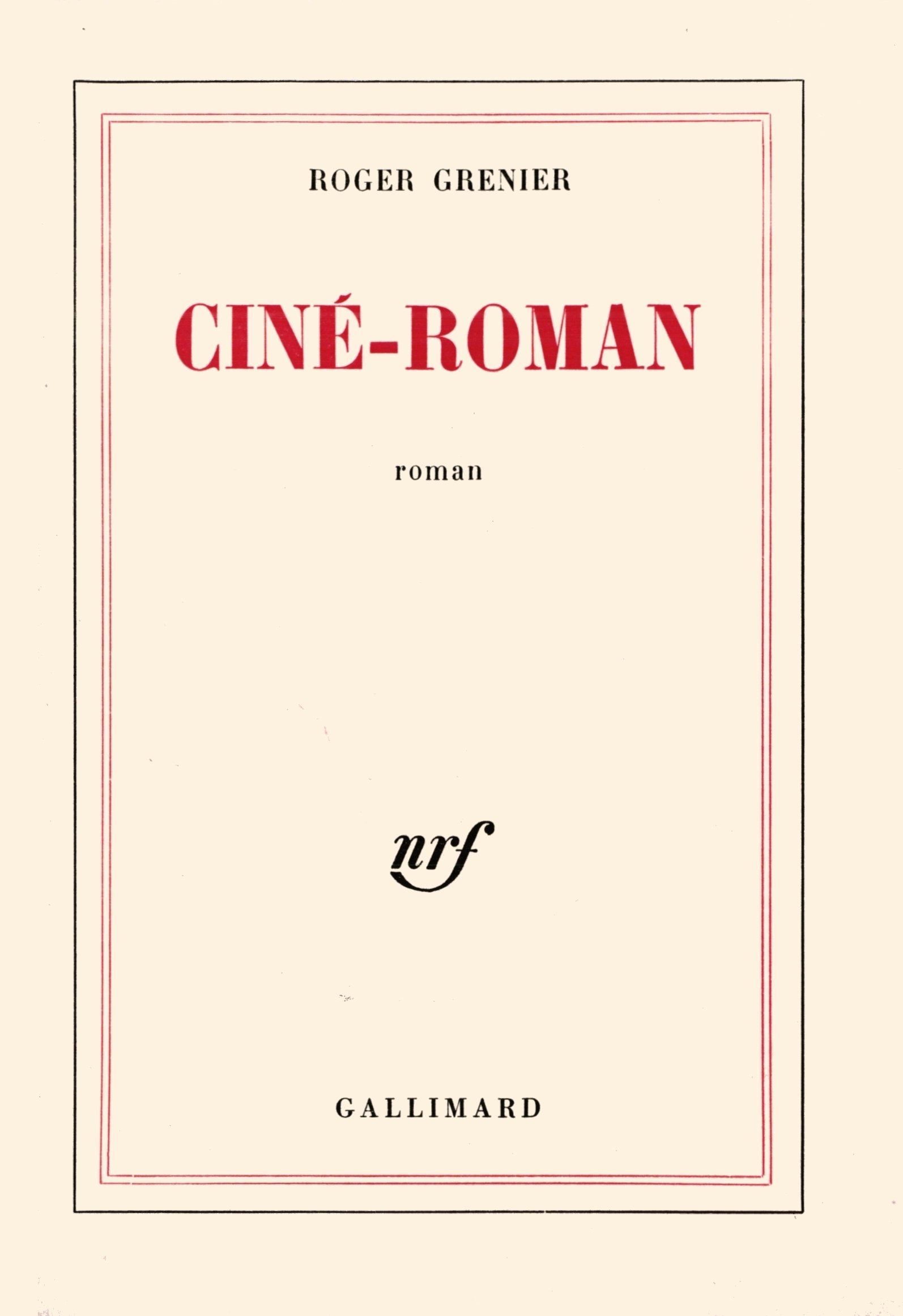 Ciné-roman 9782070283293