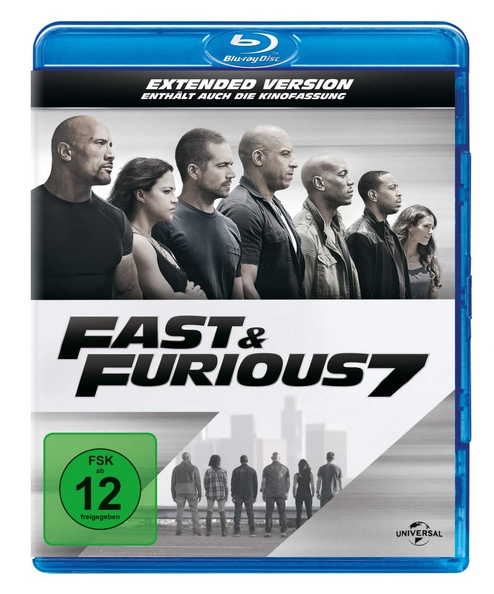 Fast & Furious 7-Extended Version [Blu-Ray] [Import] 5050582972344
