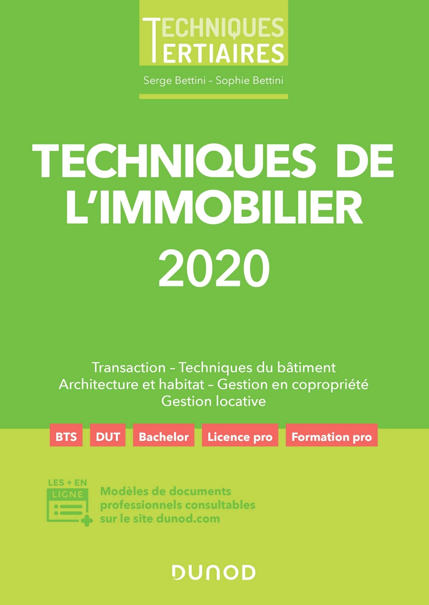 Techniques de l'immobilier 2020 (2020) 9782100807000