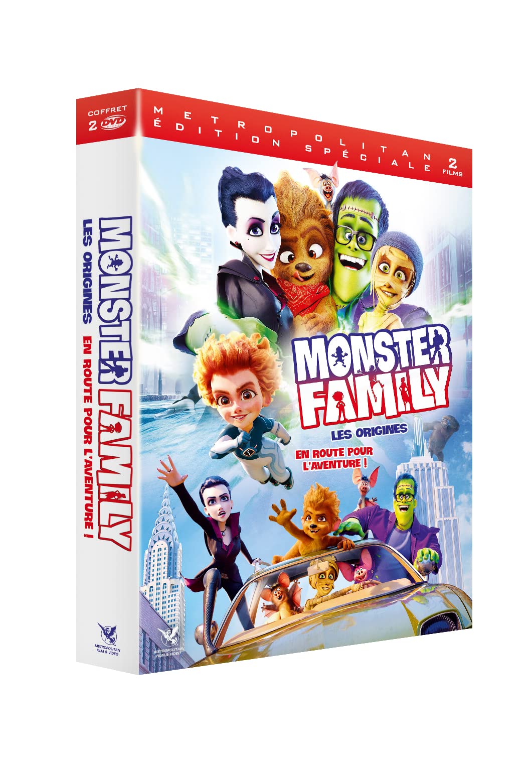 COFFRET MONSTER FAMILY - 2 FILMS - DVD 3512392633218