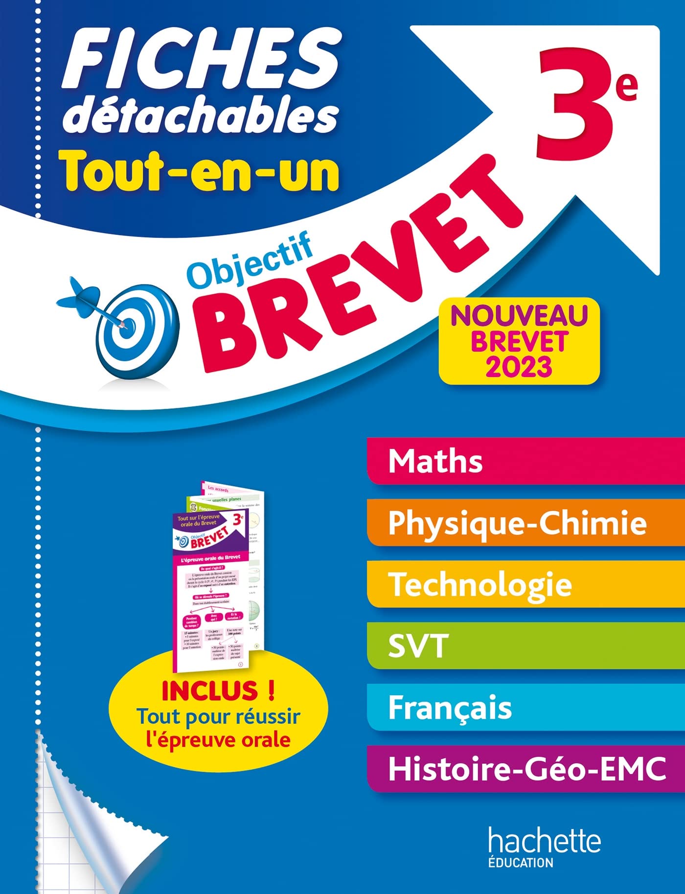 Objectif Brevet Fiches Tout-en-un 2023 9782017185628