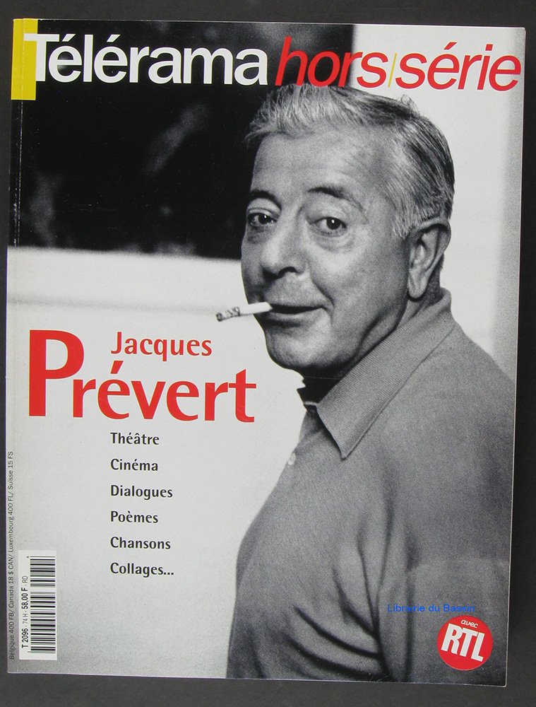 Télérama Hors Série n°74 Jacques Prévert 