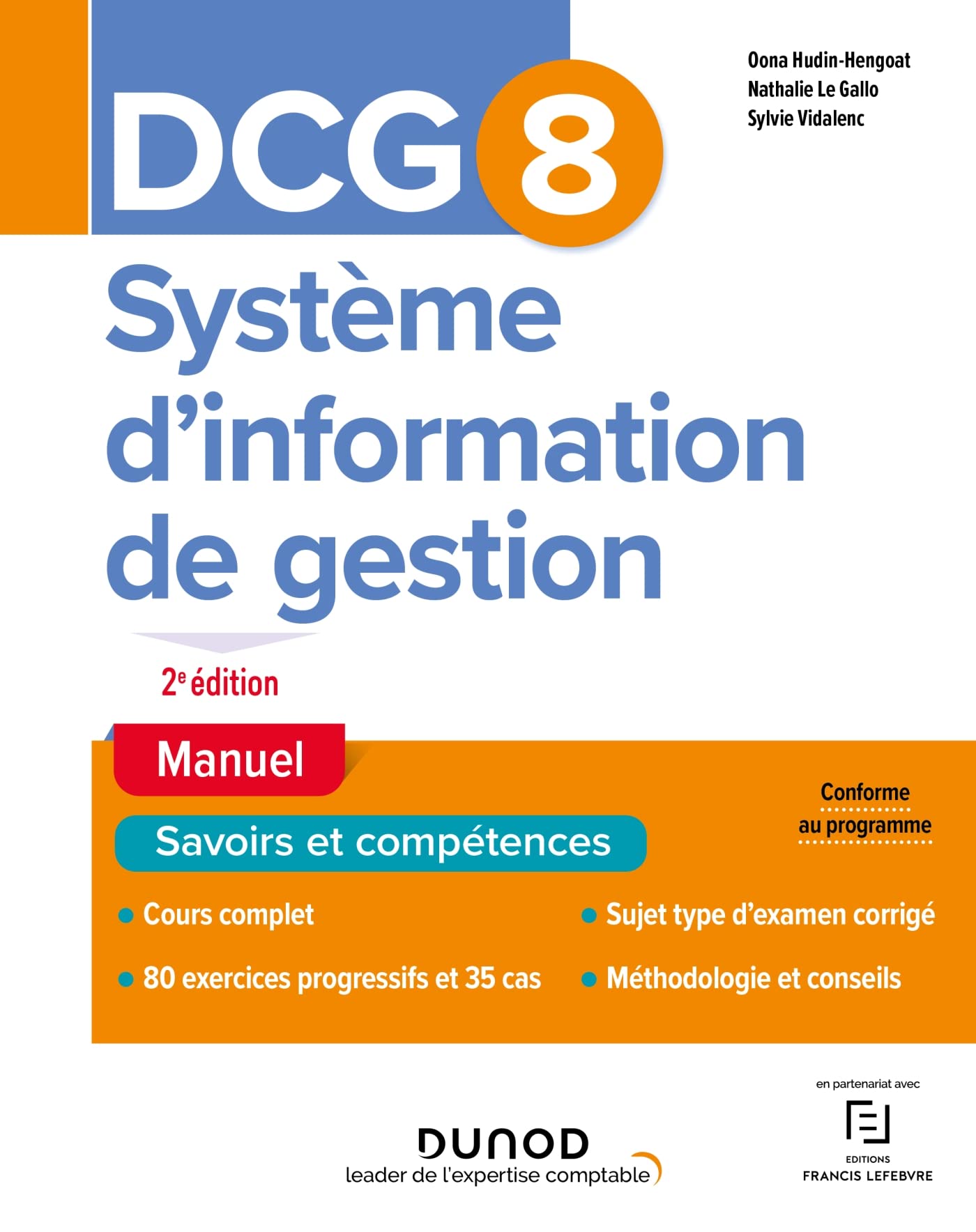 DCG 8 Systèmes d'information de gestion - Manuel - 2e éd. 9782100836895