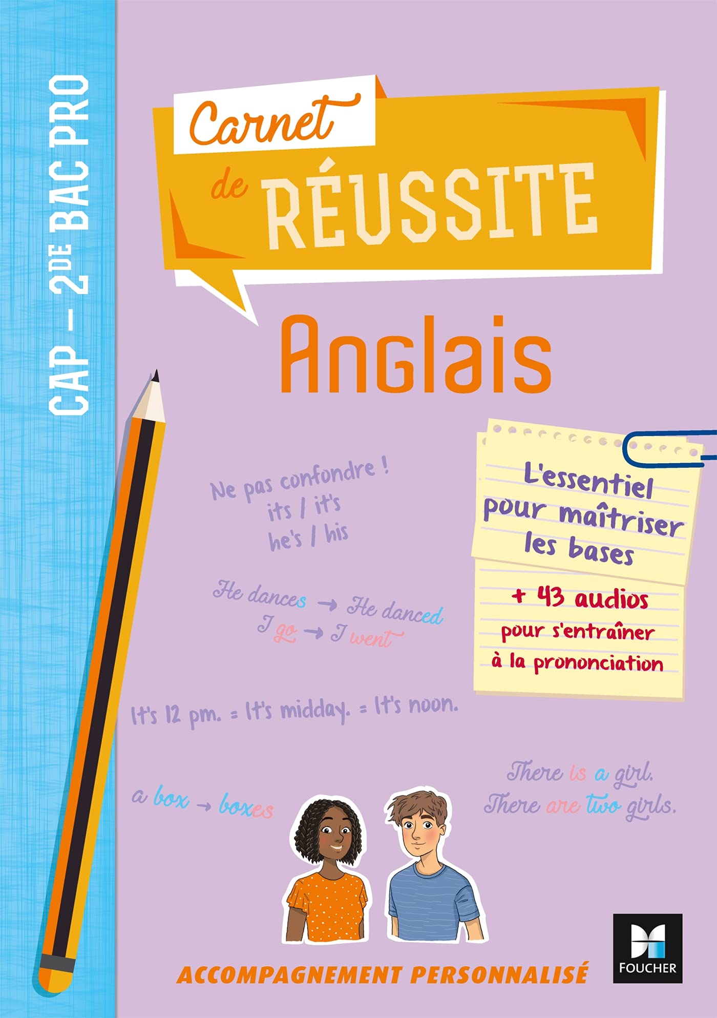 Carnet de réussite - ANGLAIS - CAP 2de Bac Pro - Éd. 2021 - Livre élève 9782216161805