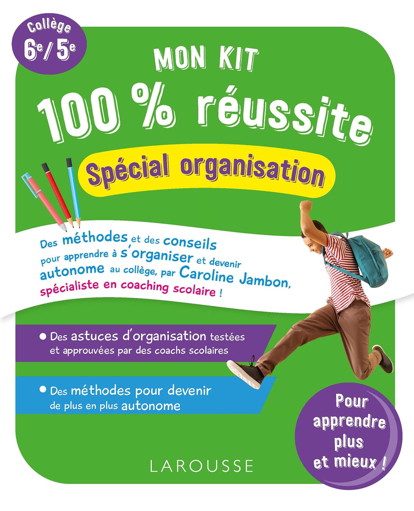 Mon kit 100 % réussite - organisation, efficacité 9782036022607