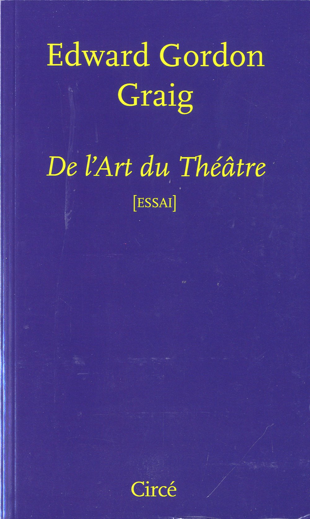 De l'art du théâtre 9782842420529