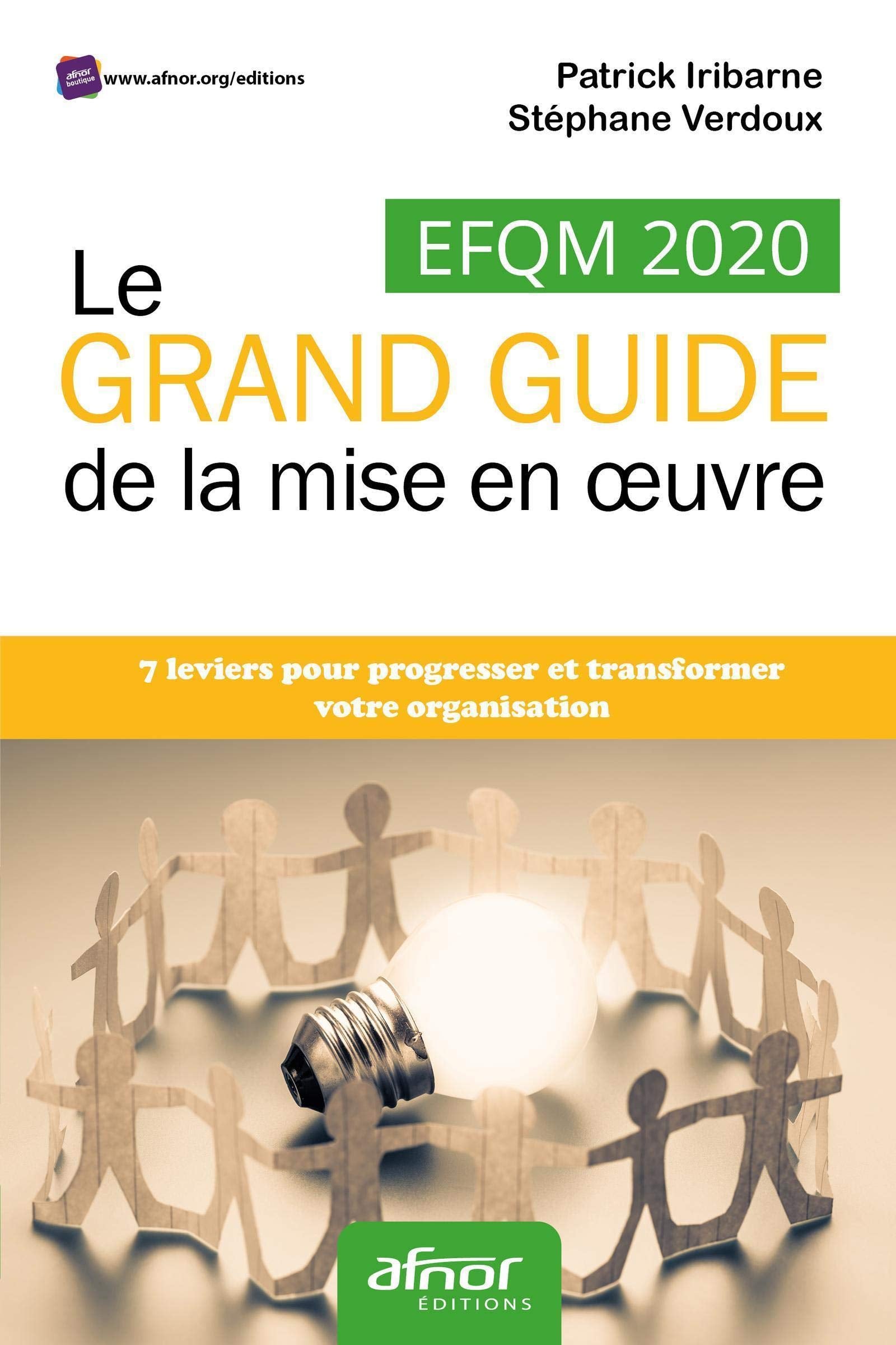 EFQM 2020 - Le GRAND GUIDE de la mise en oeuvre: 7 leviers pour progresser et transformer votre organisation 9782124657285