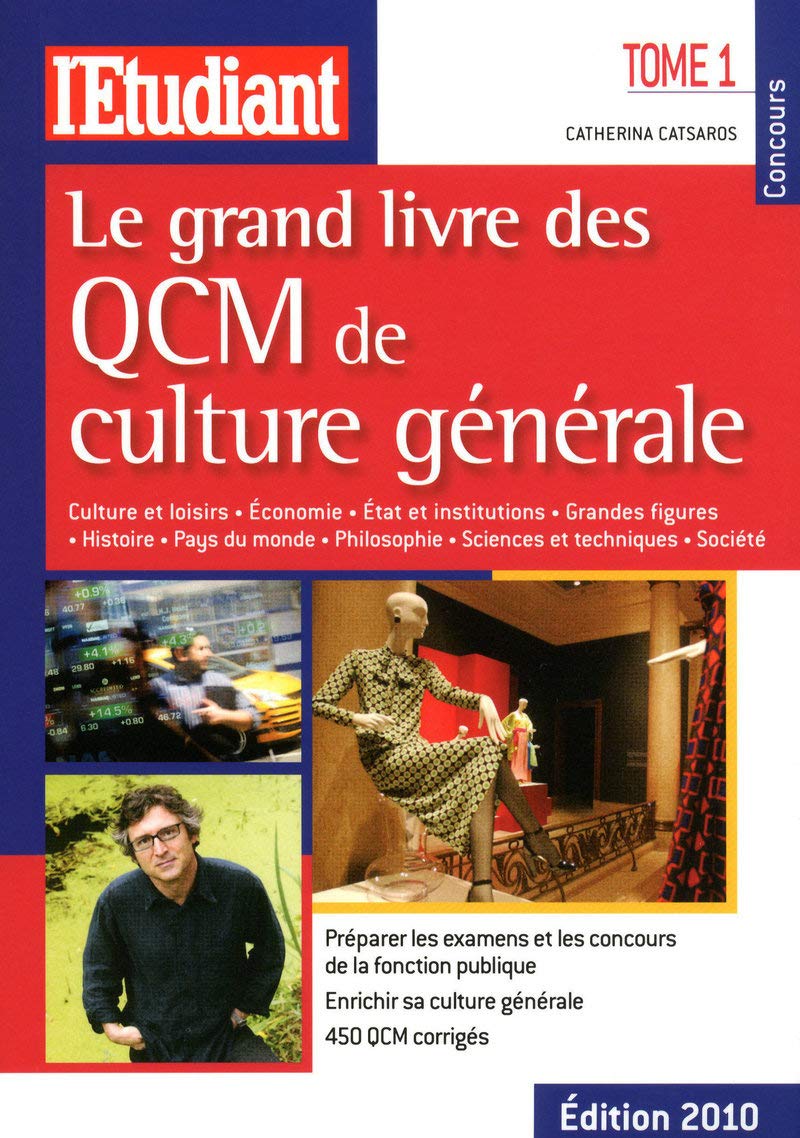 Le grand livre des QCM de culture généale - tome 1 9782817600086