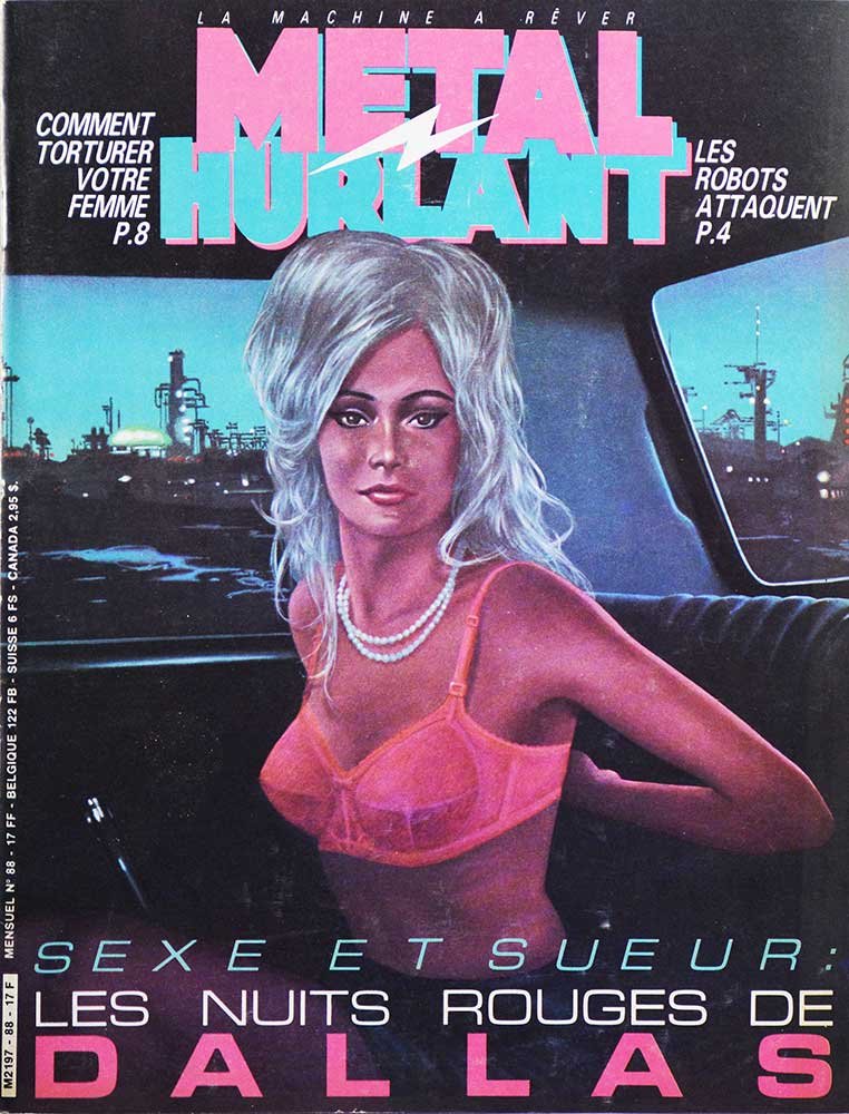 Métal Hurlant n° 88, mensuel de bandes dessinées. Juin 1983. (Bande dessinée, Périodiques, Periodicals) 