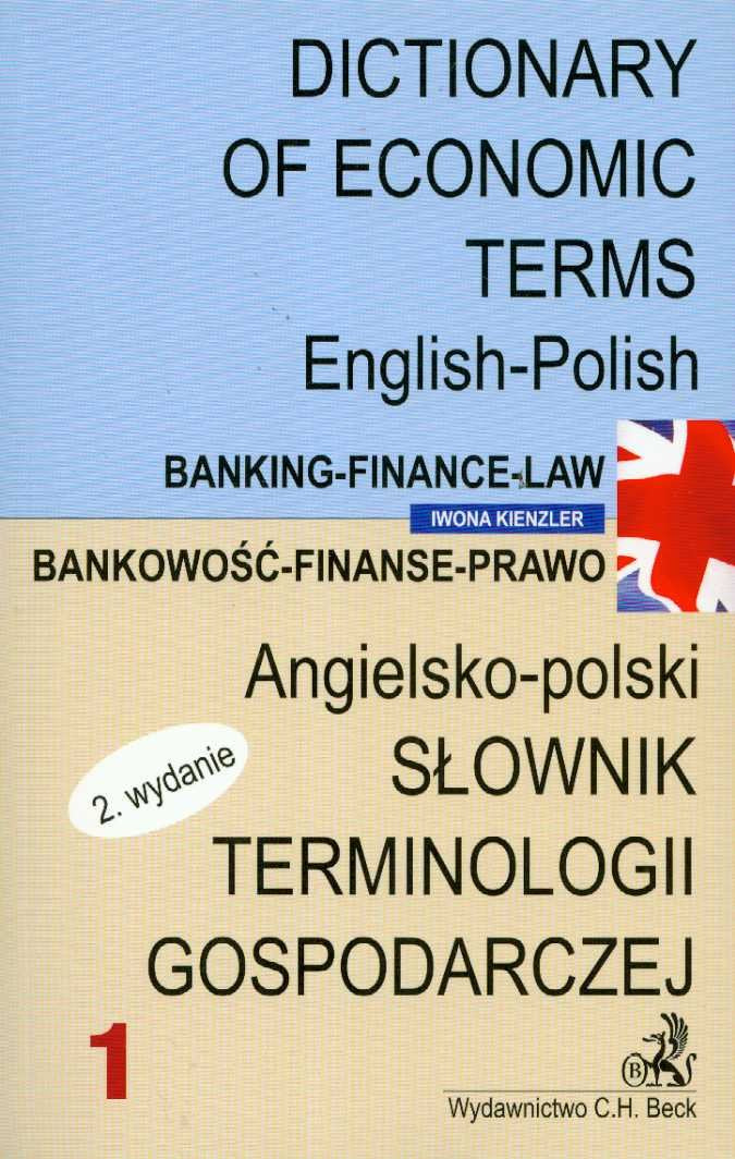 Slownik terminologii gospodarczej angielsko-polski t.1 9788374835015