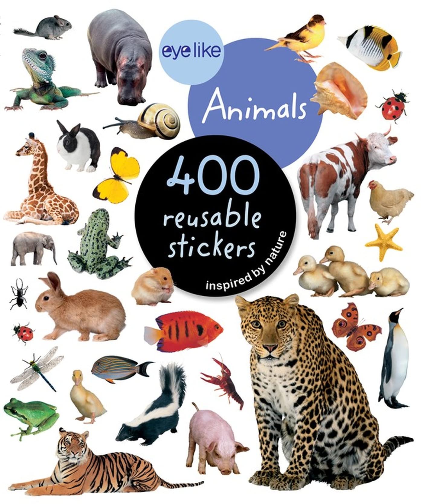 Workman Publishing Animals: 400 reusable stickers inspired by nature (Eye Like Stickers), multicolour, 1, 9780761169338 9780761169338