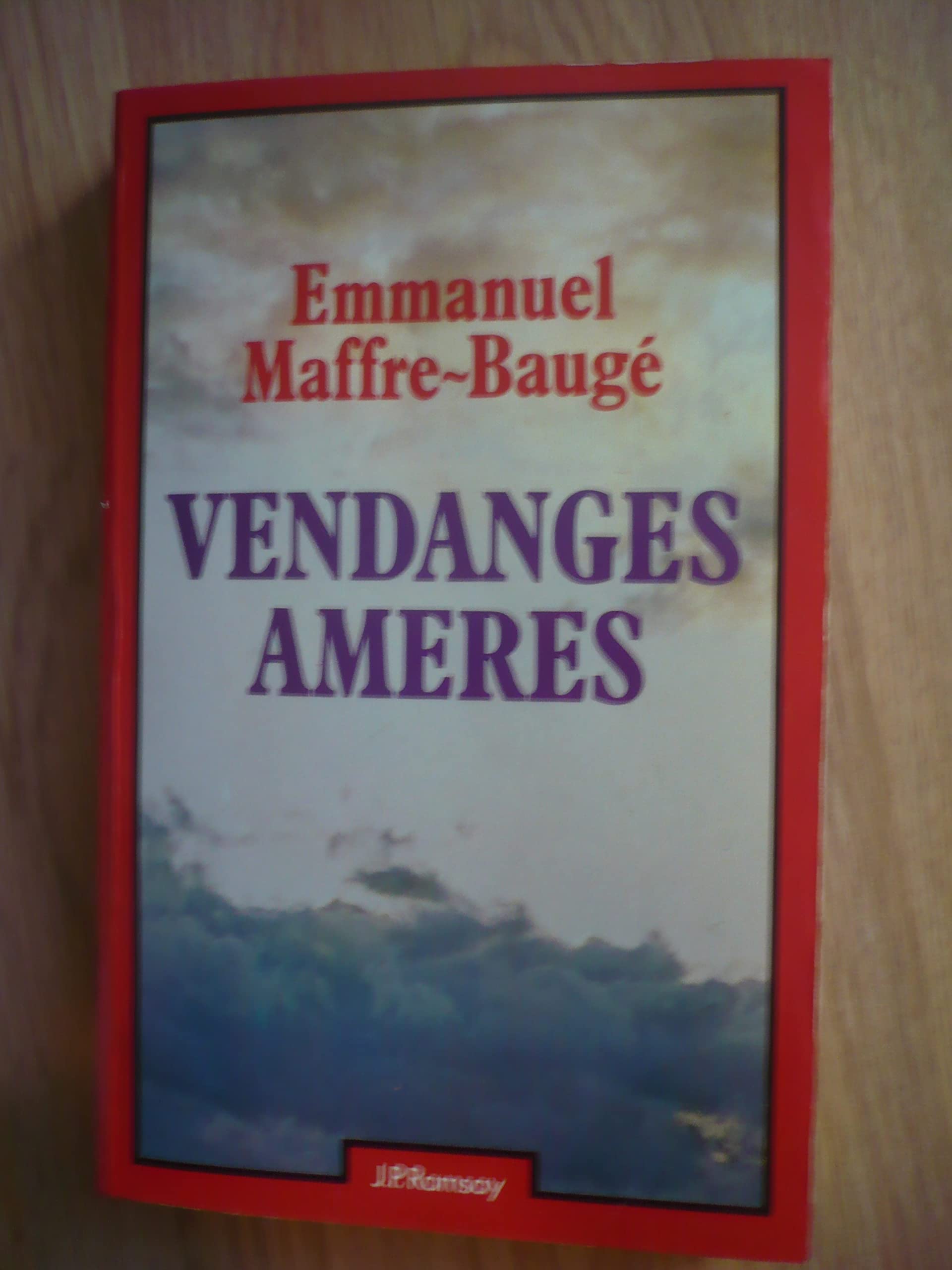 Vendanges amères 9782859560034