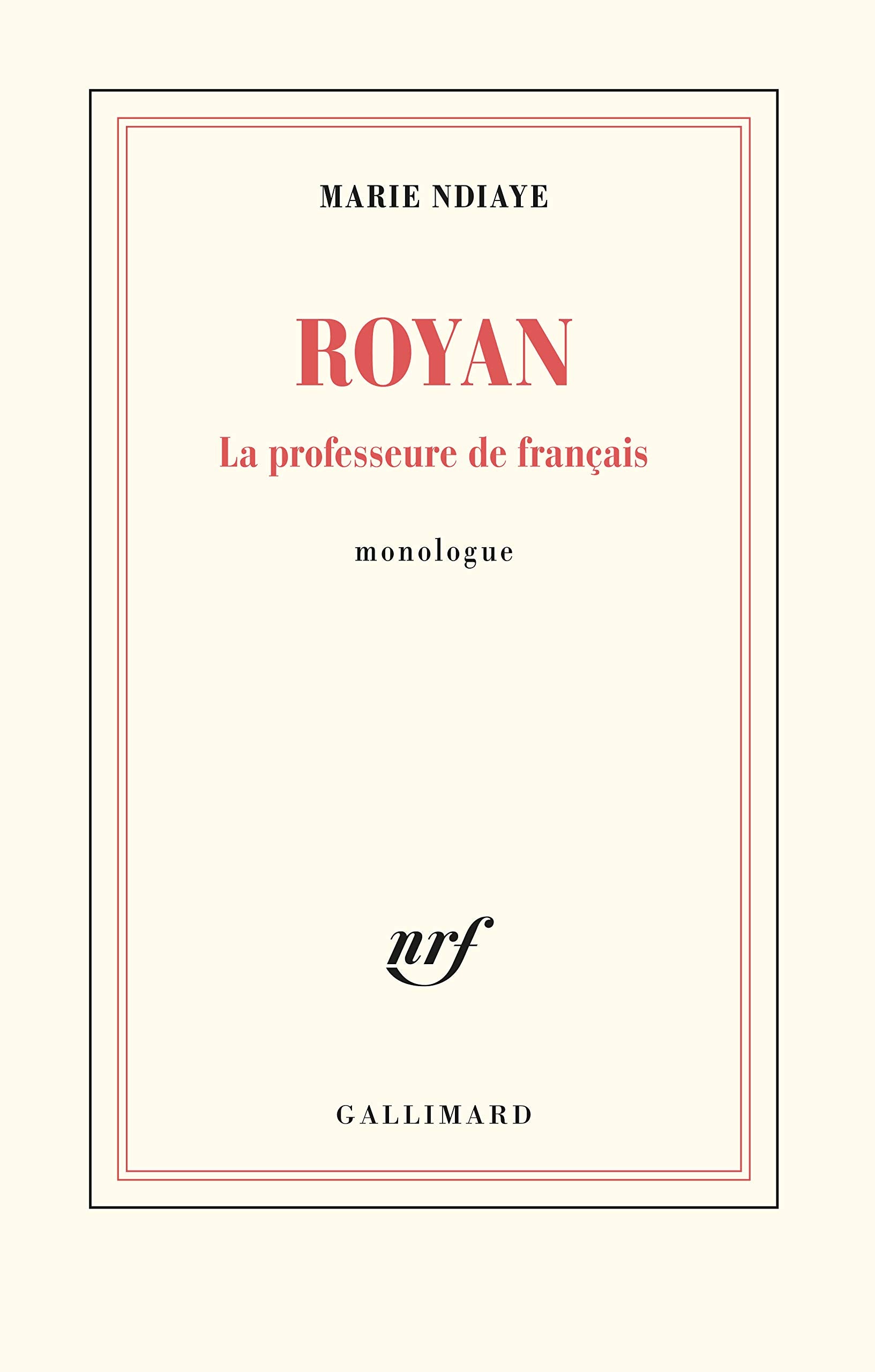 Royan: La professeure de français 9782072926952