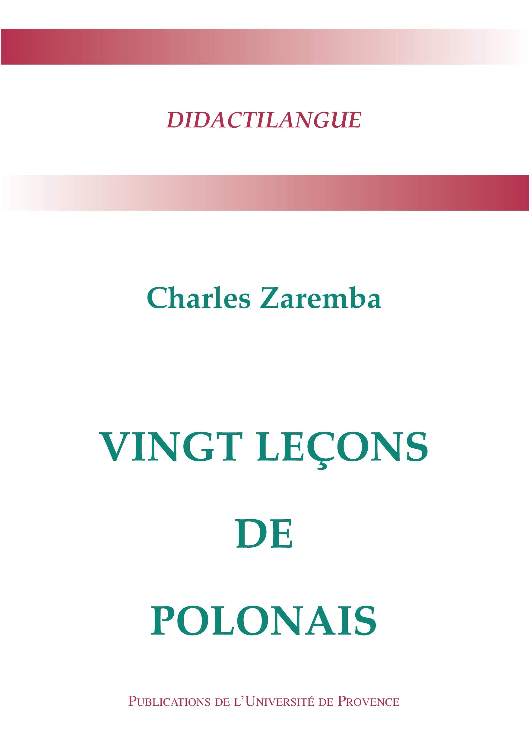 Vingt lecons de polonais 9782853994750