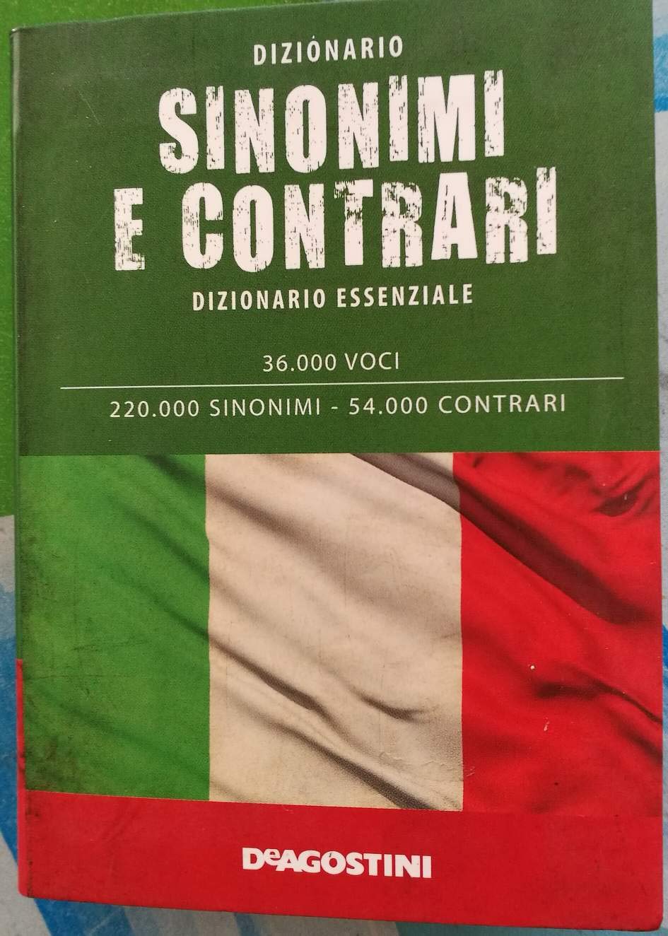 DIZIONARIO SINONIMI E CONTRARI V.4.90 DEAGOSTINI x1 9788851123802
