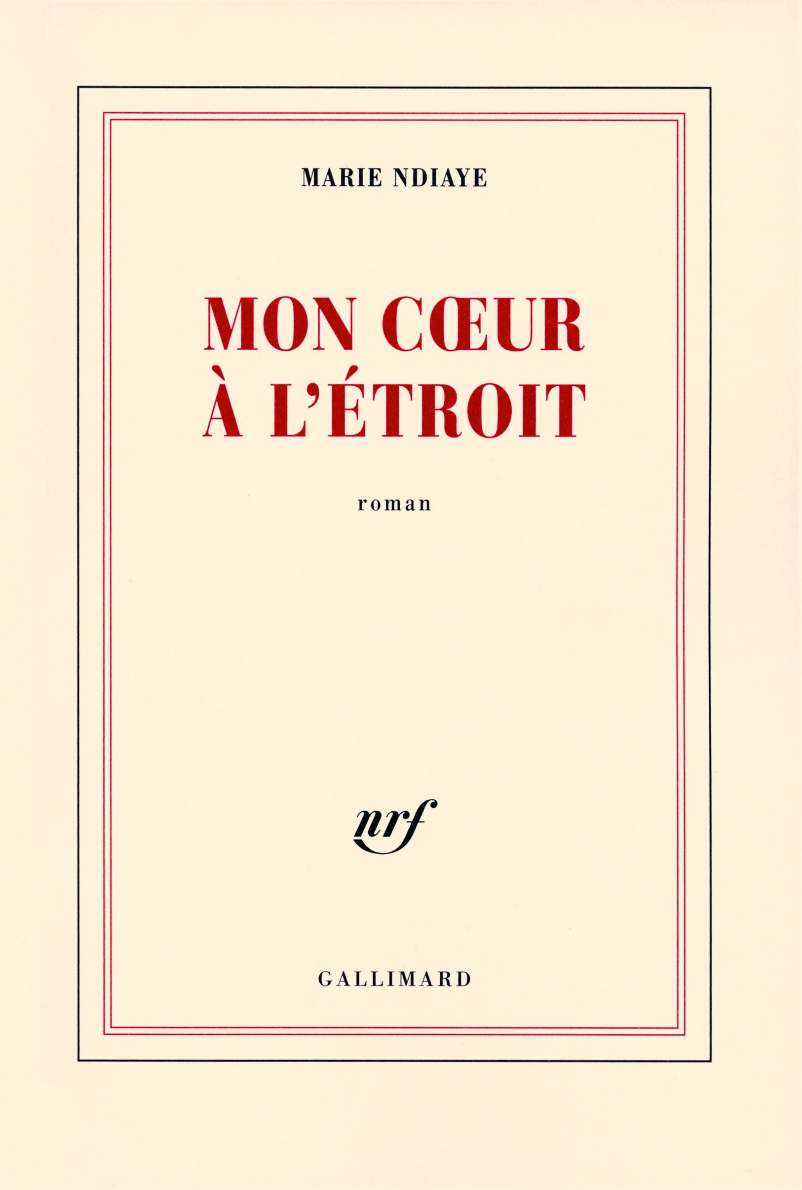 Mon cœur à l'étroit 9782070774579