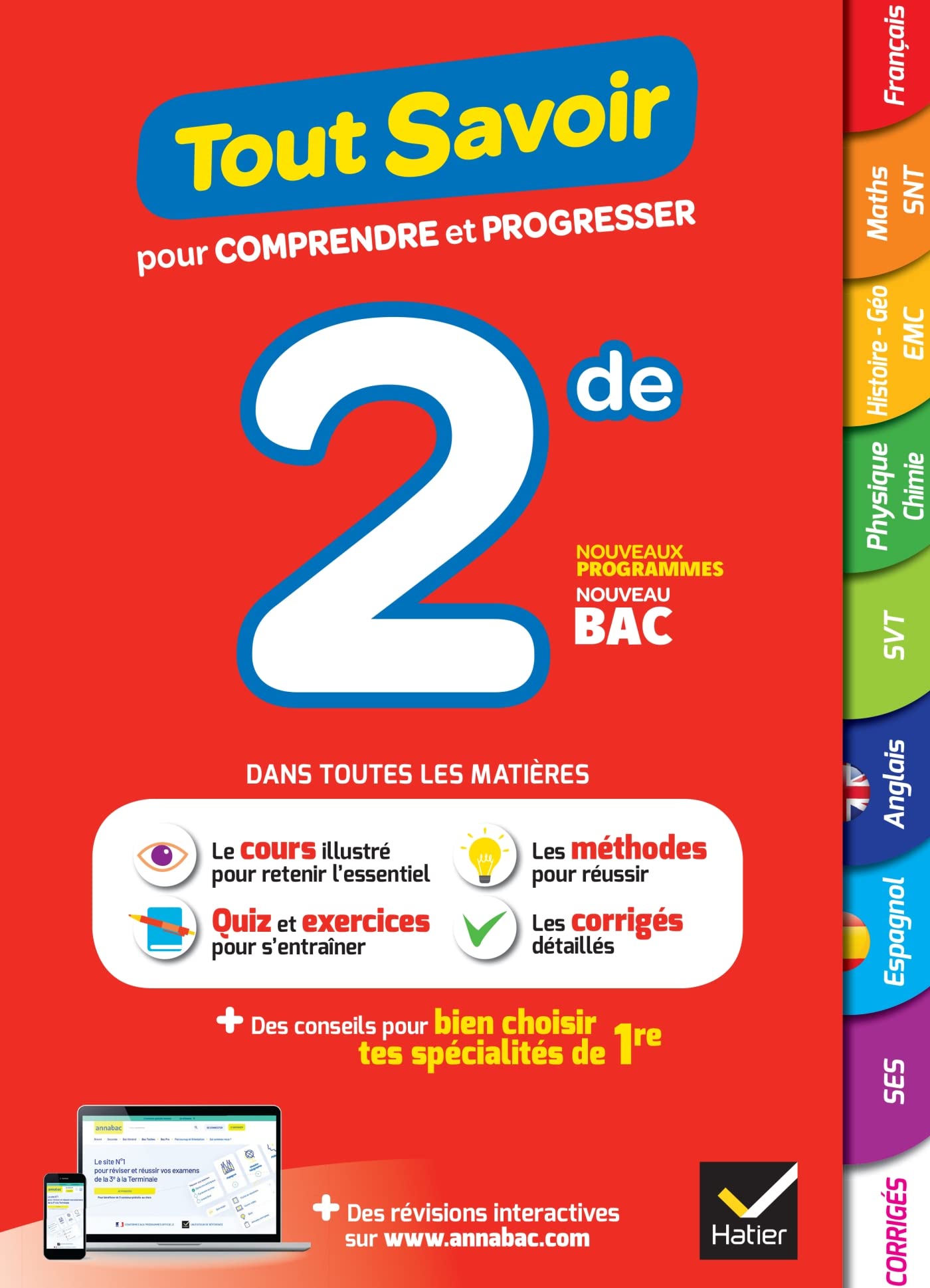 Tout savoir 2de 2023-2024 (toute les matières): tout-en-un - Nouveau Bac 9782401086784