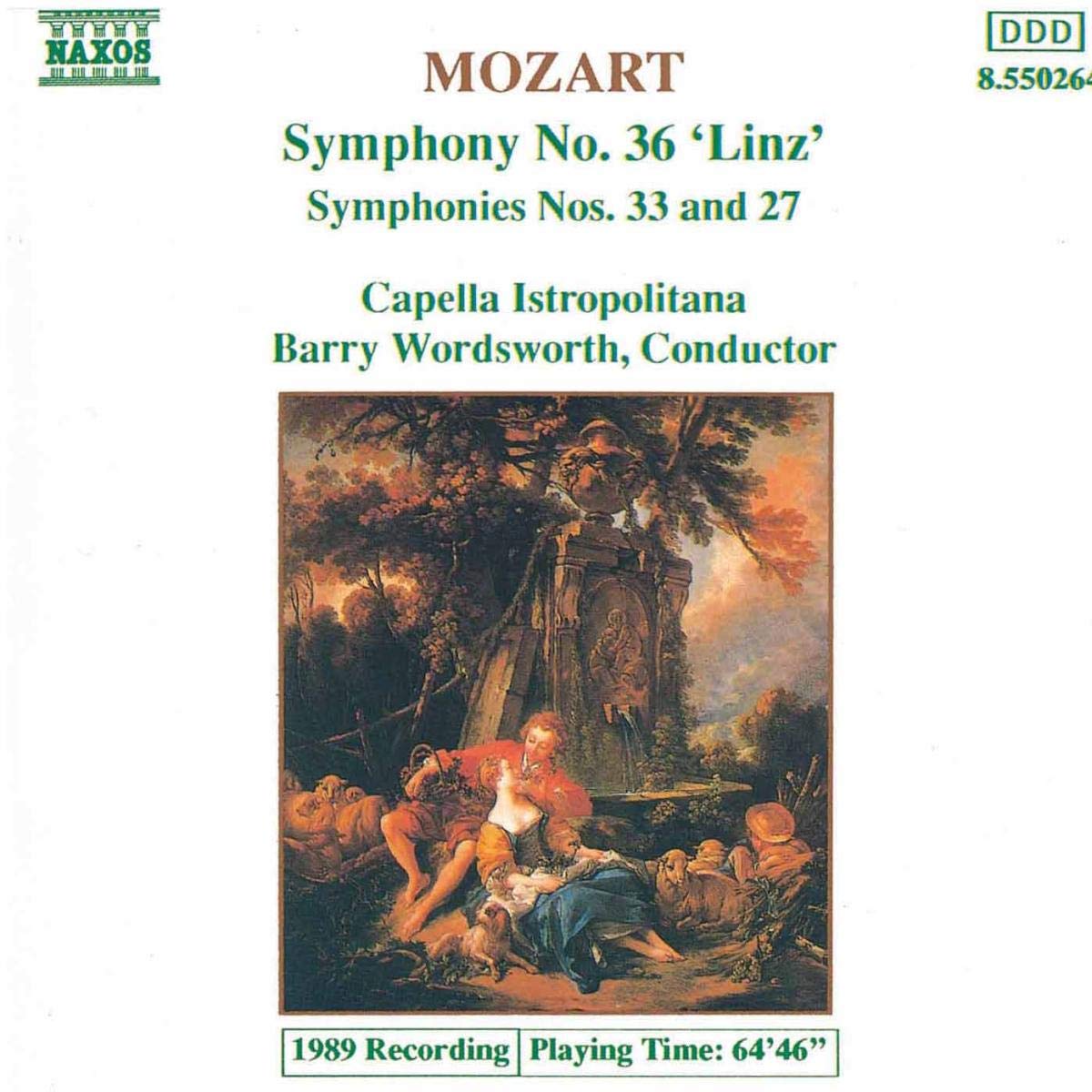 Symphonies Nos 27, 33 & 36 4891030502642