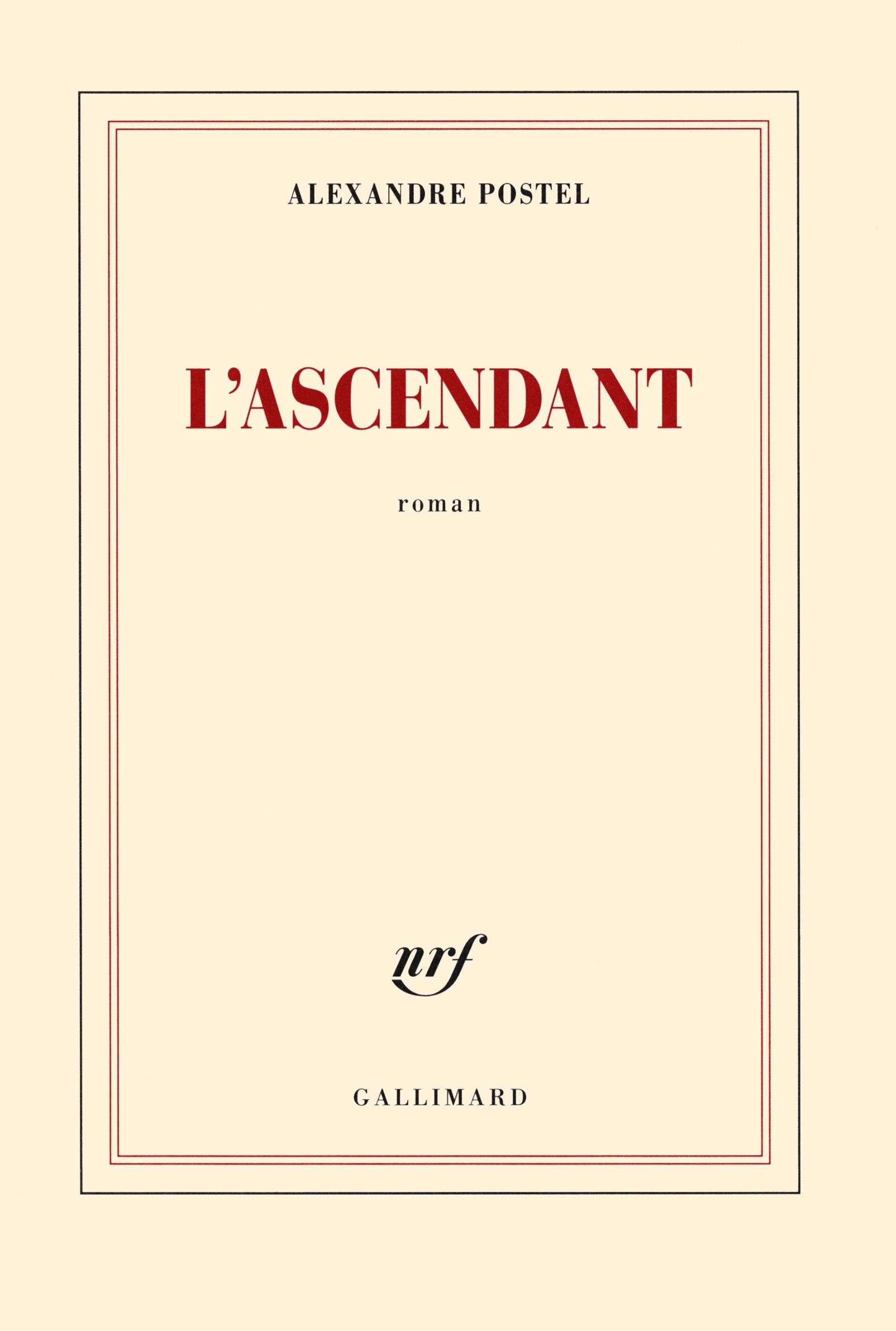 L'ascendant 9782070149087