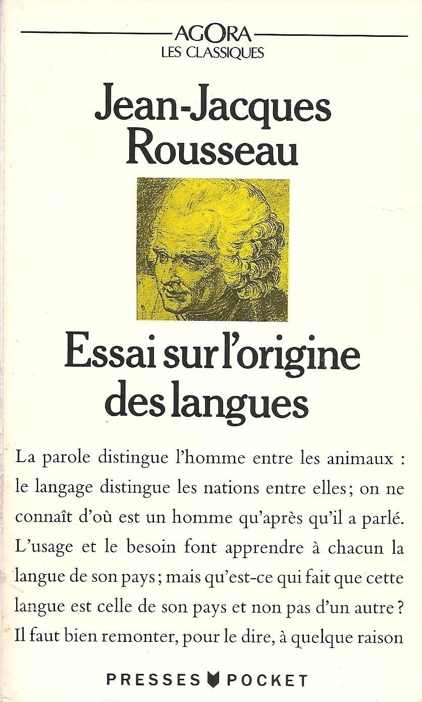 Essai sur l'origine des langues 9782266030656