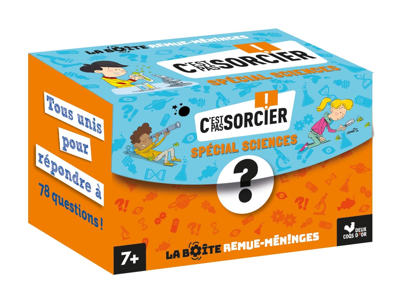boîte remue-méninges quiz et activités science C'est pas sorcier - boîte avec cartes 9782017863915